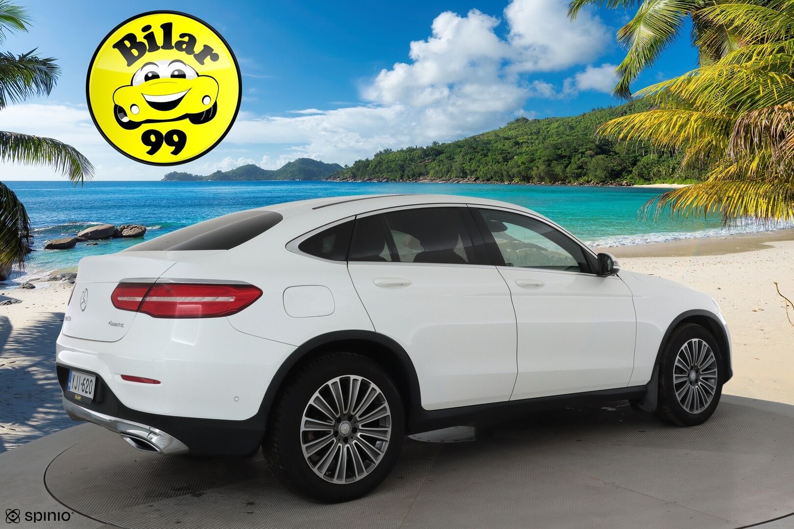 Mercedes-Benz GLC 2017 220 d Coupé 4Matic A Premium Business *Vakkari / Webasto / P.kamera / Nahkapenkit / ILS-LED / Koukku* - Suomi-auto / Kahdet renkaat aluvanteilla - Osta nyt, maksa vasta ensi vuonna