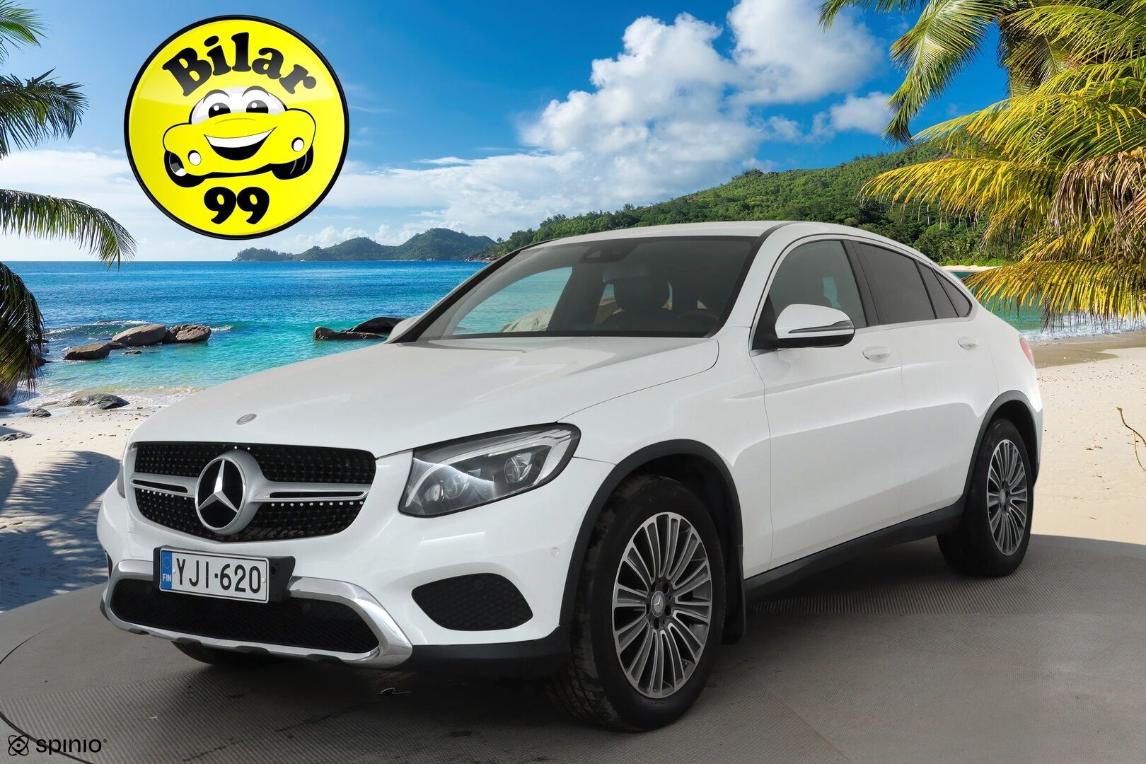 Mercedes-Benz GLC 2017 220 d Coupé 4Matic A Premium Business *Vakkari / Webasto / P.kamera / Nahkapenkit / ILS-LED / Koukku* - Suomi-auto / Kahdet renkaat aluvanteilla - Osta nyt, maksa vasta ensi vuonna