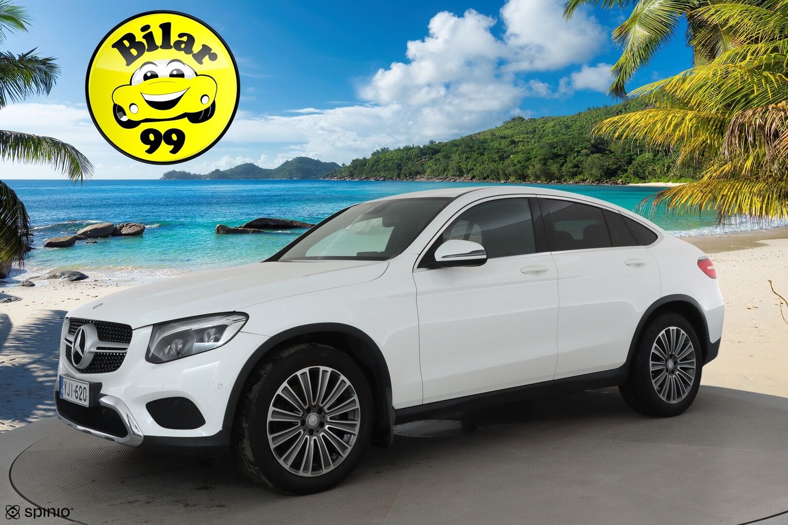 Mercedes-Benz GLC 2017 220 d Coupé 4Matic A Premium Business *Vakkari / Webasto / P.kamera / Nahkapenkit / ILS-LED / Koukku* - Suomi-auto / Kahdet renkaat aluvanteilla - Osta nyt, maksa vasta ensi vuonna