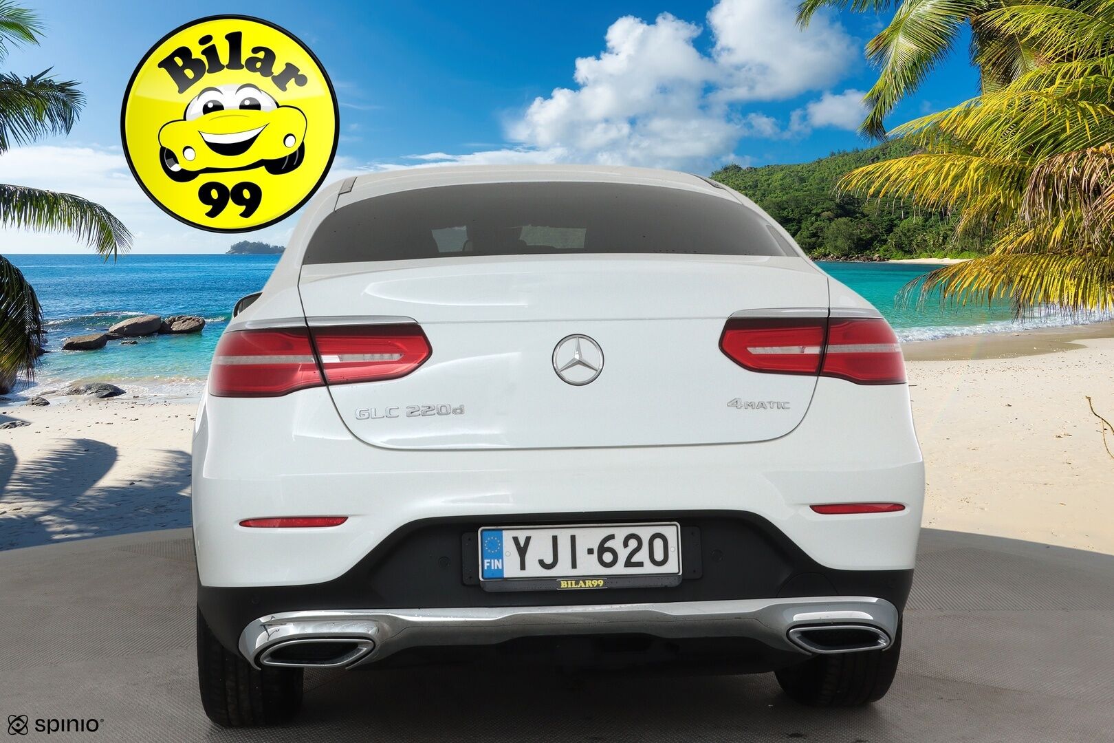 Mercedes-Benz GLC 2017 220 d Coupé 4Matic A Premium Business *Vakkari / Webasto / P.kamera / Nahkapenkit / ILS-LED / Koukku* - 3,99 % KORKOTARJOUS TÄHÄN AUTOON 28.9. ASTI! - Suomi-auto / Kahdet renkaat aluvanteilla
