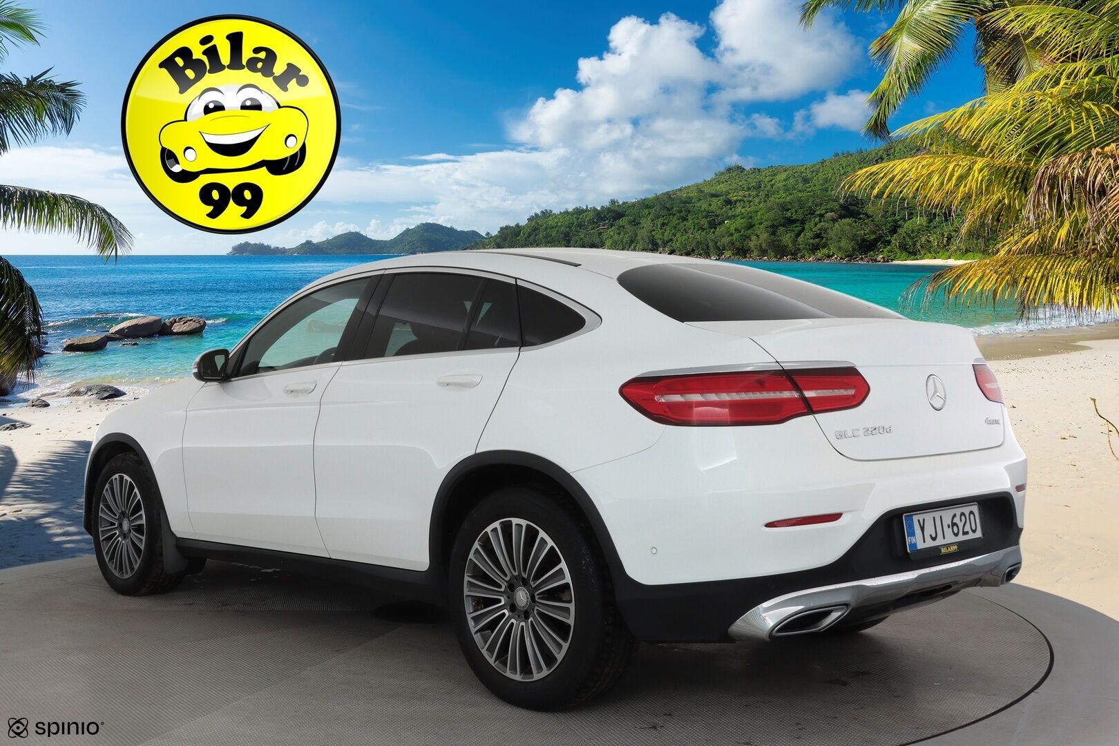 Mercedes-Benz GLC 2017 220 d Coupé 4Matic A Premium Business *Vakkari / Webasto / P.kamera / Nahkapenkit / ILS-LED / Koukku* - 3,99 % KORKOTARJOUS TÄHÄN AUTOON 28.9. ASTI! - Suomi-auto / Kahdet renkaat aluvanteilla