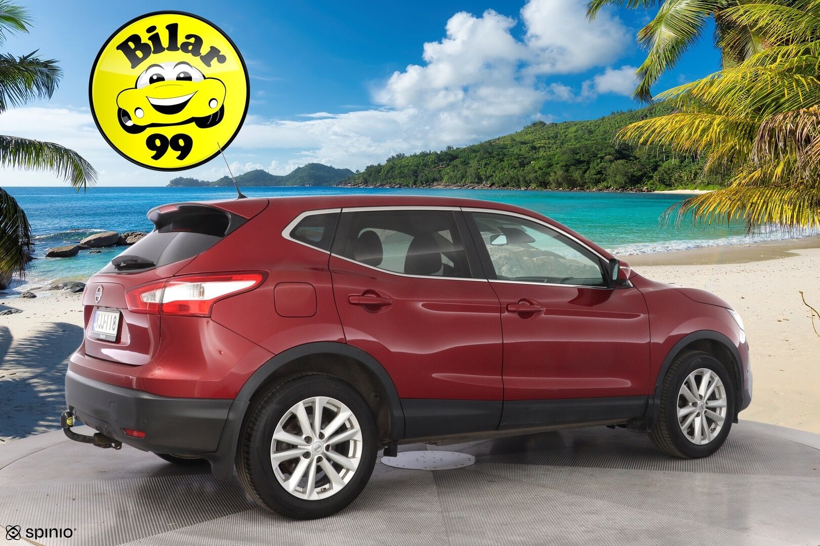 Nissan Qashqai 2016 dCi 130 N-Connecta 2WD Xtronic E6 - | Suomi- auto | Kahdet OEM vanteet | Viimeisin huolto 149tkm | 360 | Vakkari | Navi | Koukku | Lohkolämmitin |