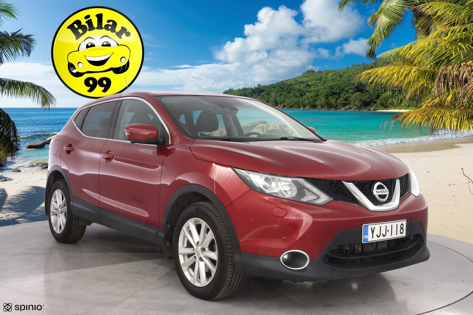 Nissan Qashqai 2016 dCi 130 N-Connecta 2WD Xtronic E6 - | Suomi- auto | Kahdet OEM vanteet | Viimeisin huolto 149tkm | 360 | Vakkari | Navi | Koukku | Lohkolämmitin |