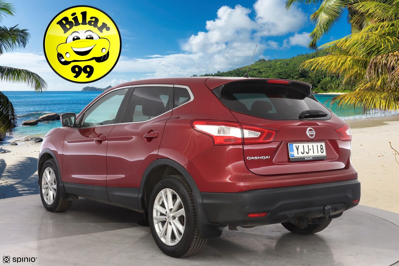 Nissan Qashqai 2016 dCi 130 N-Connecta 2WD Xtronic E6 - | Suomi- auto | Kahdet OEM vanteet | Viimeisin huolto 149tkm | 360 | Vakkari | Navi | Koukku | Lohkolämmitin |