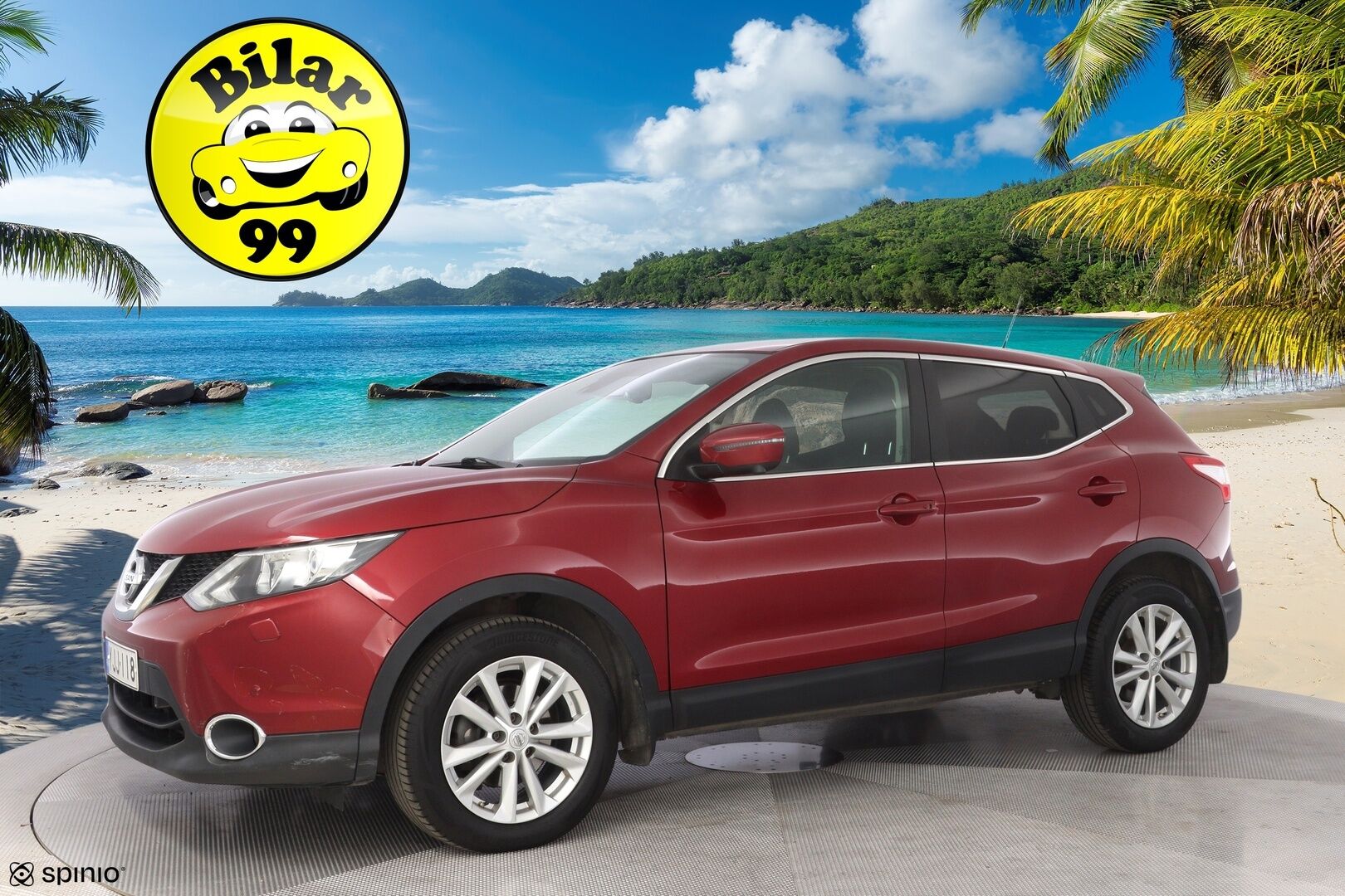 Nissan Qashqai 2016 dCi 130 N-Connecta 2WD Xtronic E6 - | Suomi- auto | Kahdet OEM vanteet | Viimeisin huolto 149tkm | 360 | Vakkari | Navi | Koukku | Lohkolämmitin |