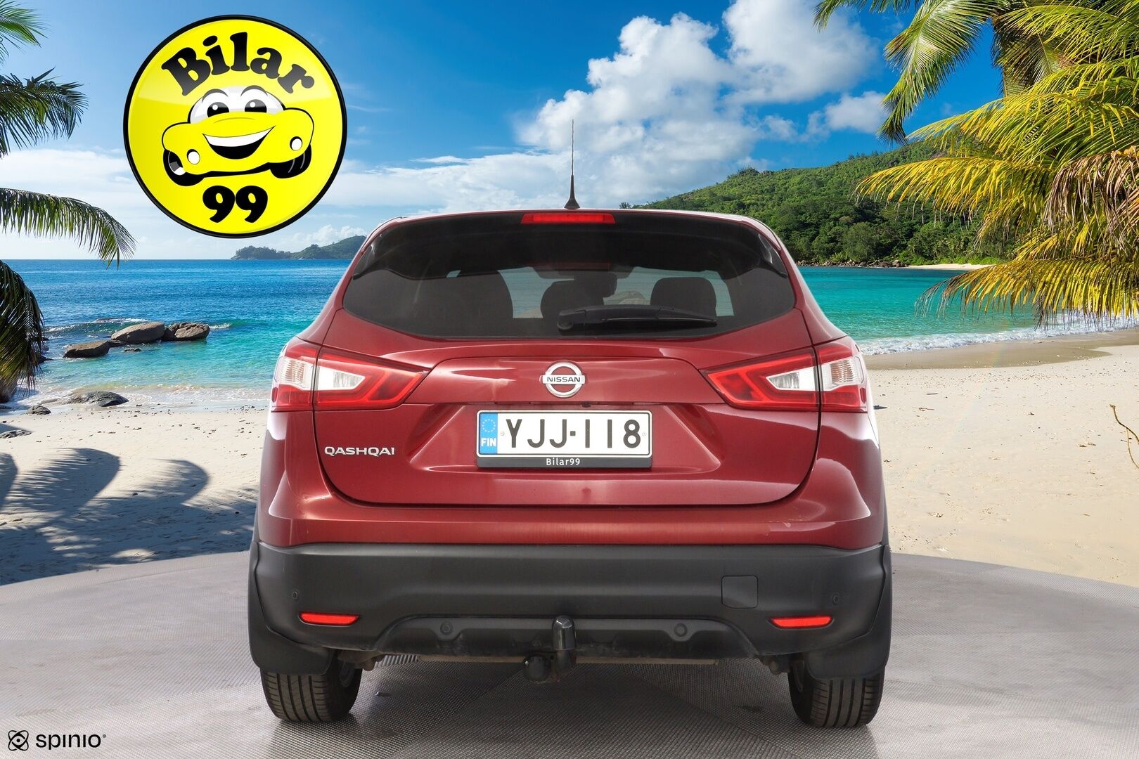 Nissan Qashqai 2016 dCi 130 N-Connecta 2WD Xtronic E6 - | Suomi- auto | Kahdet OEM vanteet | Viimeisin huolto 149tkm | 360 | Vakkari | Navi | Koukku | Lohkolämmitin |