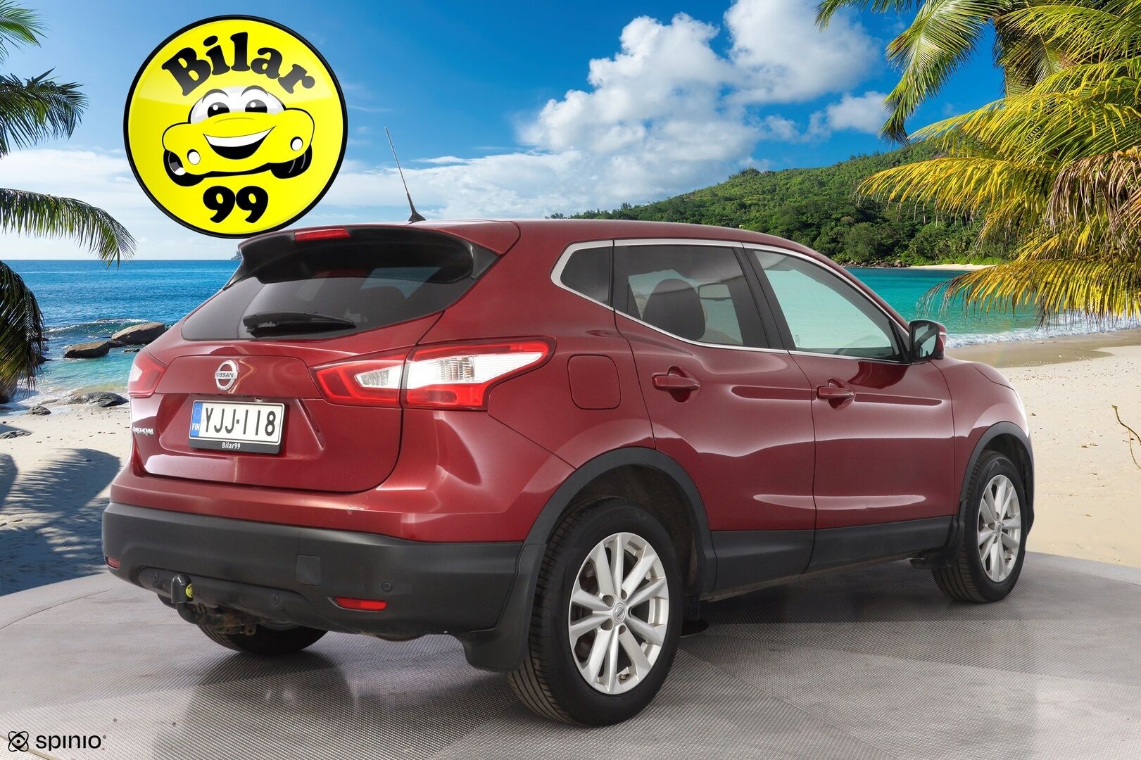 Nissan Qashqai 2016 dCi 130 N-Connecta 2WD Xtronic E6 - | Suomi- auto | Kahdet OEM vanteet | Viimeisin huolto 149tkm | 360 | Vakkari | Navi | Koukku | Lohkolämmitin |