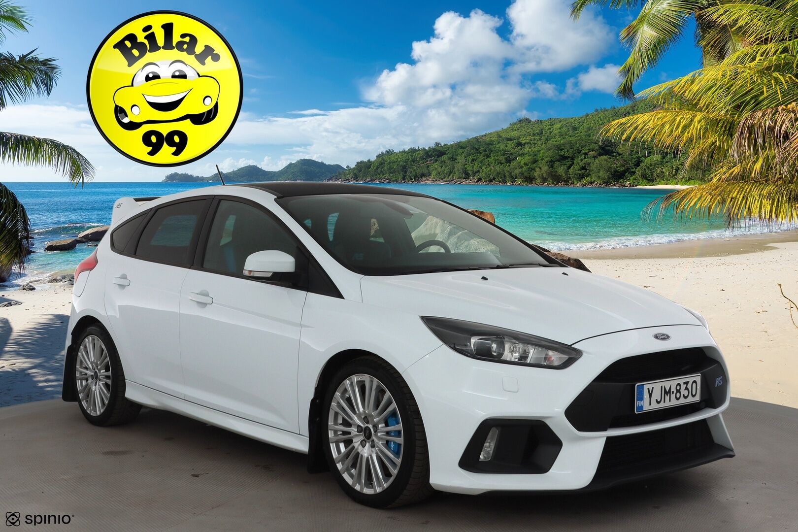 Ford Focus 2017 2,3 EcoBoost 350 hv start/stop M6 RS * Lohkolämmitin / Xenon / P.Kamera / Apple&Android / Sony / Keyless * - Suomi-auto / Kahdet renkaat / Merkkihuollot