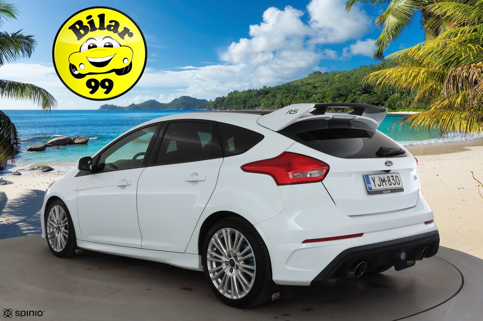 Ford Focus 2017 2,3 EcoBoost 350 hv start/stop M6 RS * Lohkolämmitin / Xenon / P.Kamera / Apple&Android / Sony / Keyless * - Suomi-auto / Kahdet renkaat / Merkkihuollot