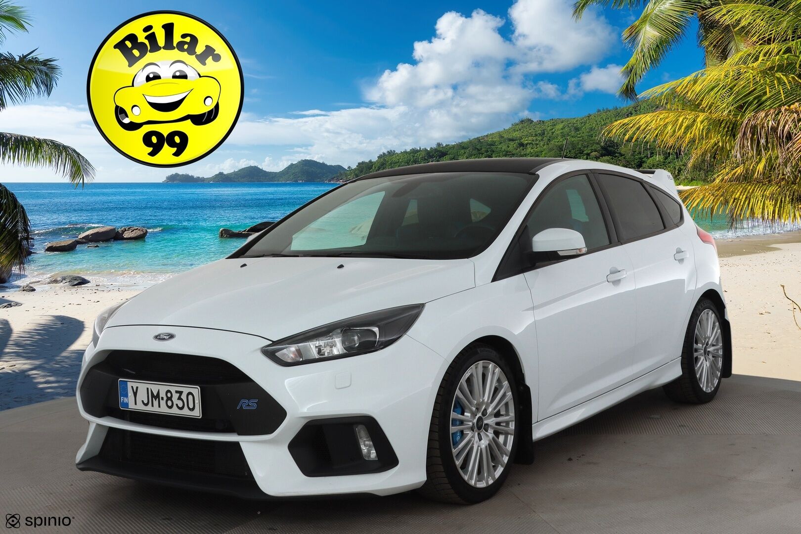 Ford Focus 2017 2,3 EcoBoost 350 hv start/stop M6 RS * Lohkolämmitin / Xenon / P.Kamera / Apple&Android / Sony / Keyless * - Suomi-auto / Kahdet renkaat / Merkkihuollot