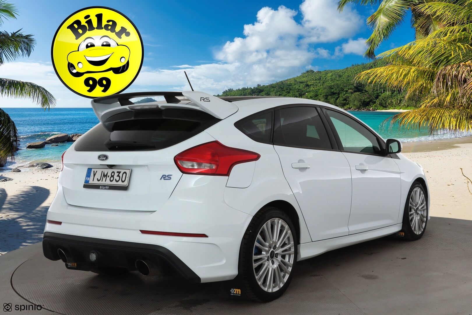 Ford Focus 2017 2,3 EcoBoost 350 hv start/stop M6 RS * Lohkolämmitin / Xenon / P.Kamera / Apple&Android / Sony / Keyless * - Suomi-auto / Kahdet renkaat / Merkkihuollot