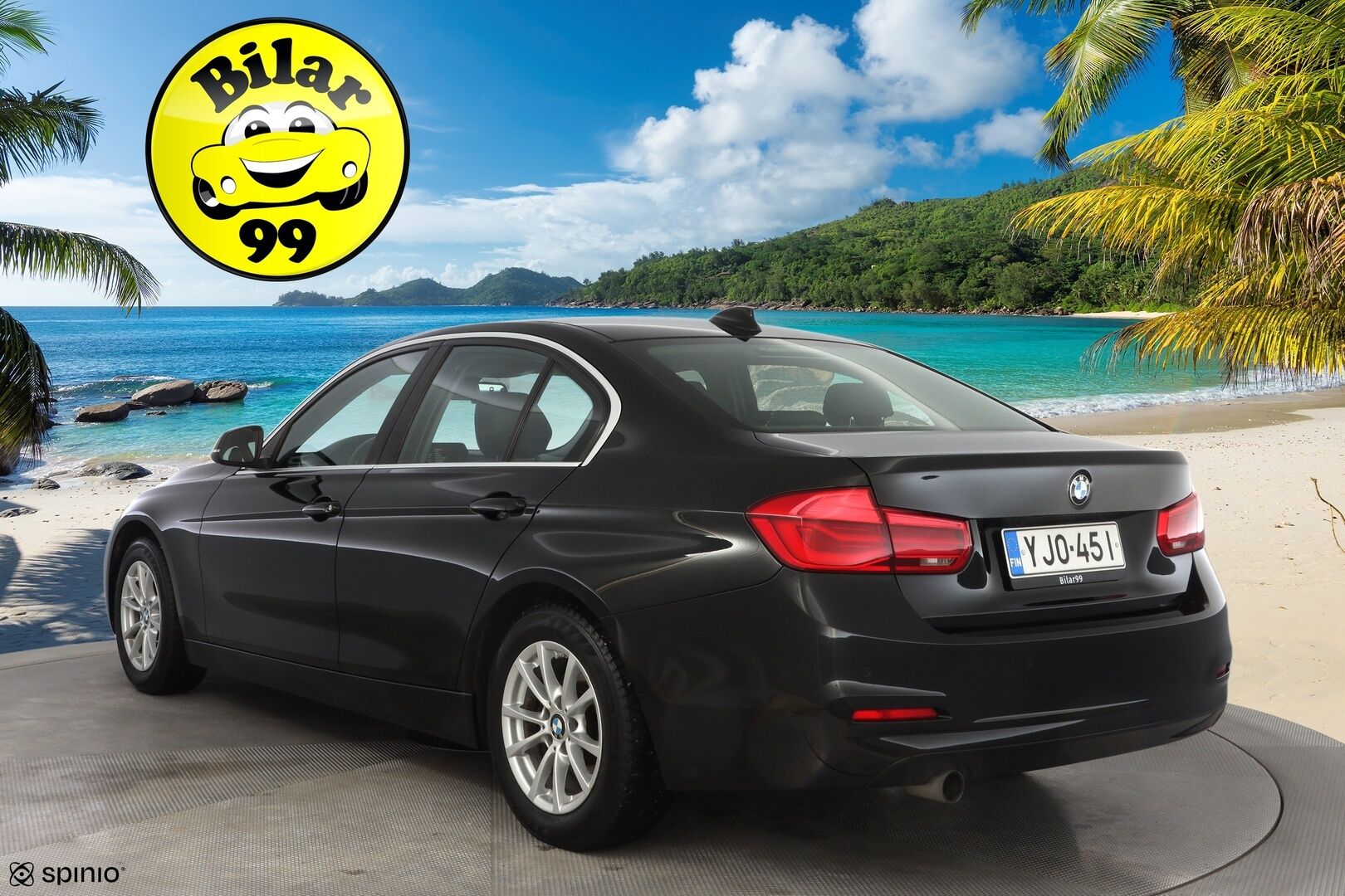 BMW 318 2017 F30 Sedan 318i A Business Exclusive Edition *Ratinlämmitin / Tutkat / Nahkapenkit / Vakkari* - 2-omisteinen / Suomi-auto / Kahdet renkaat BMW alumiinivantein - HULLUT AVAJAISHULINAT KORKOTARJOUS 3,29 %