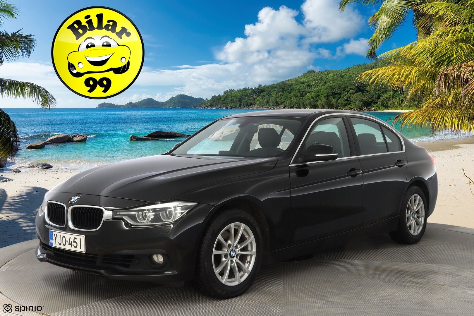 BMW 318 2017 F30 Sedan 318i A Business Exclusive Edition - KATSO HINTA! / Nahkapenkit | Ratinlämmitin | Tutkat | Vakkari | 2-omisteinen | Suomi-auto | Kahdet renkaat BMW alumiinivantein