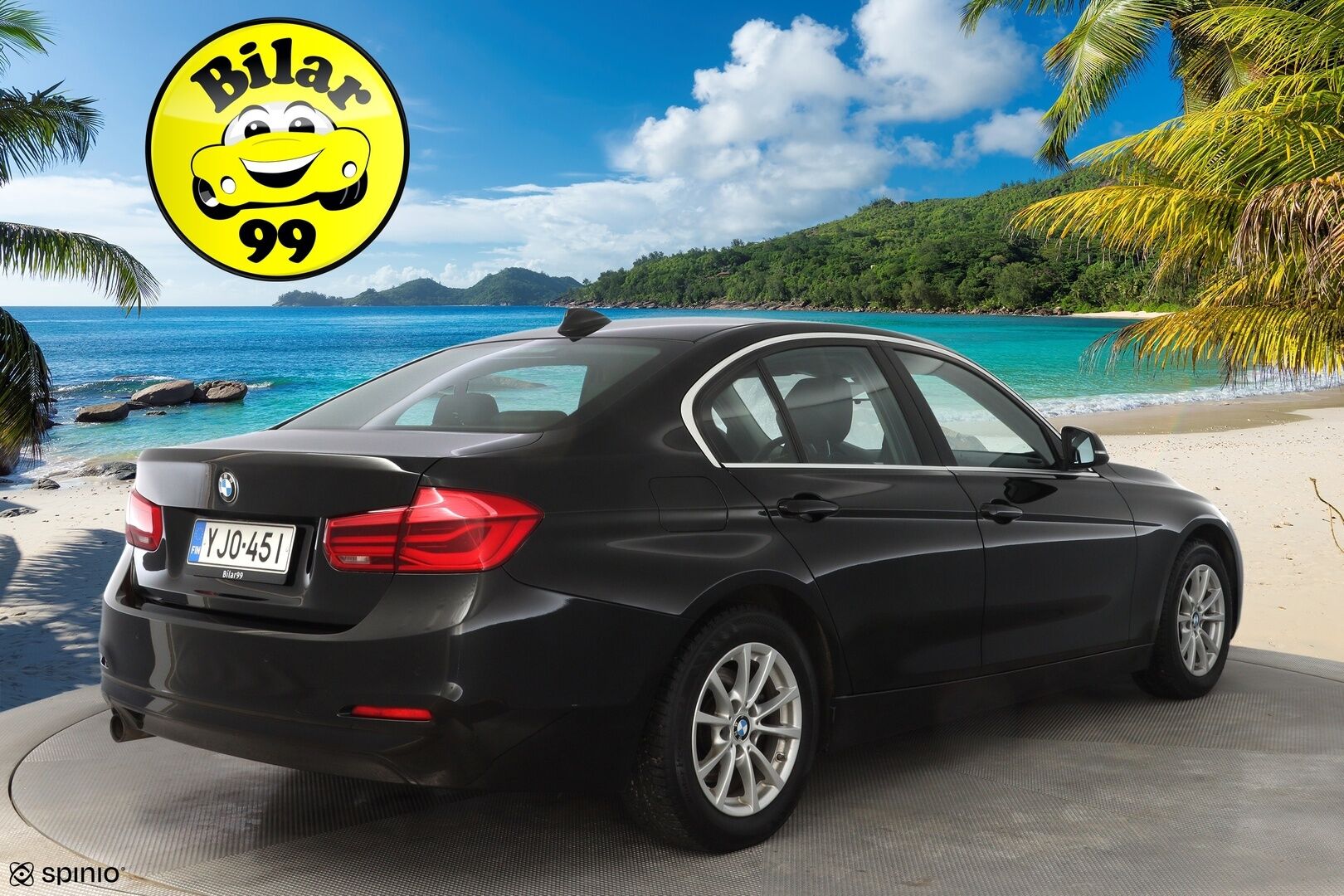 BMW 318 2017 F30 Sedan 318i A Business Exclusive Edition *Ratinlämmitin / Tutkat / Nahkapenkit / Vakkari* - 2-omisteinen / Suomi-auto / Kahdet renkaat BMW alumiinivantein