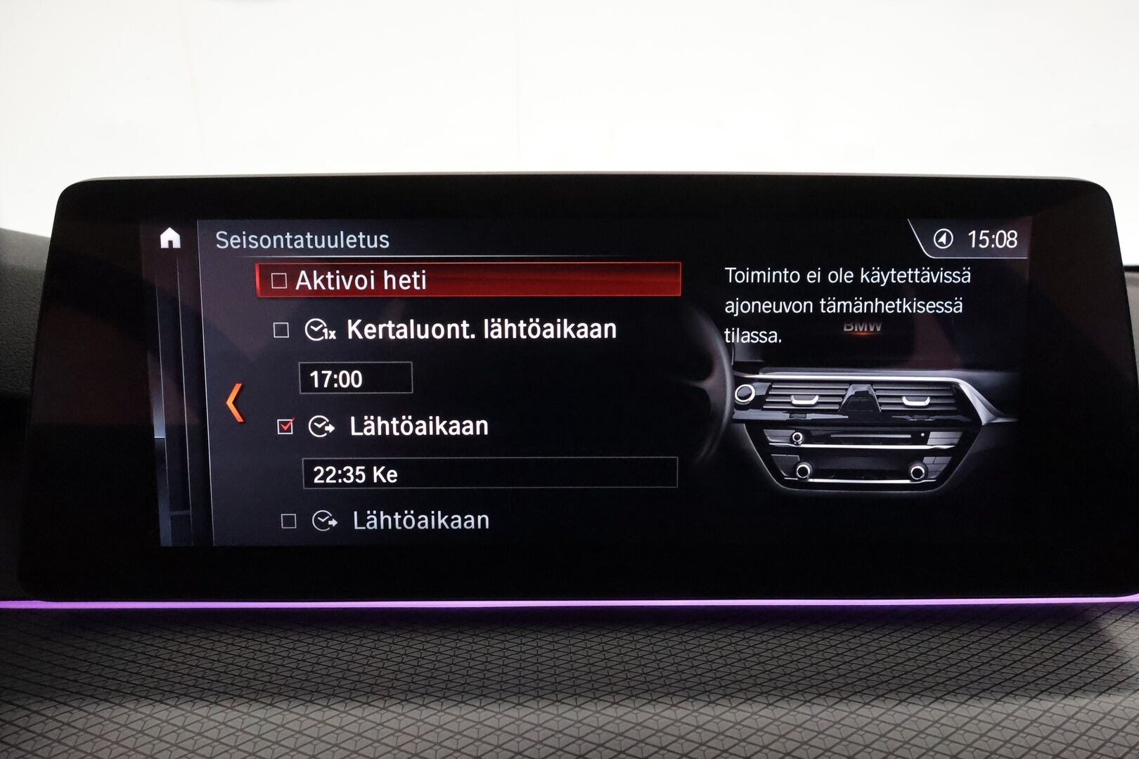 BMW 520 2017 G30 Sedan 520d A xDrive M-Sport **ACC / HUD / H&K / Muistipenkki / 360° / Adapt.LED / Navi / Comfort Access** - Suomi-auto / Kahdet renkaat aluvanteilla / Huippuvarusteet!