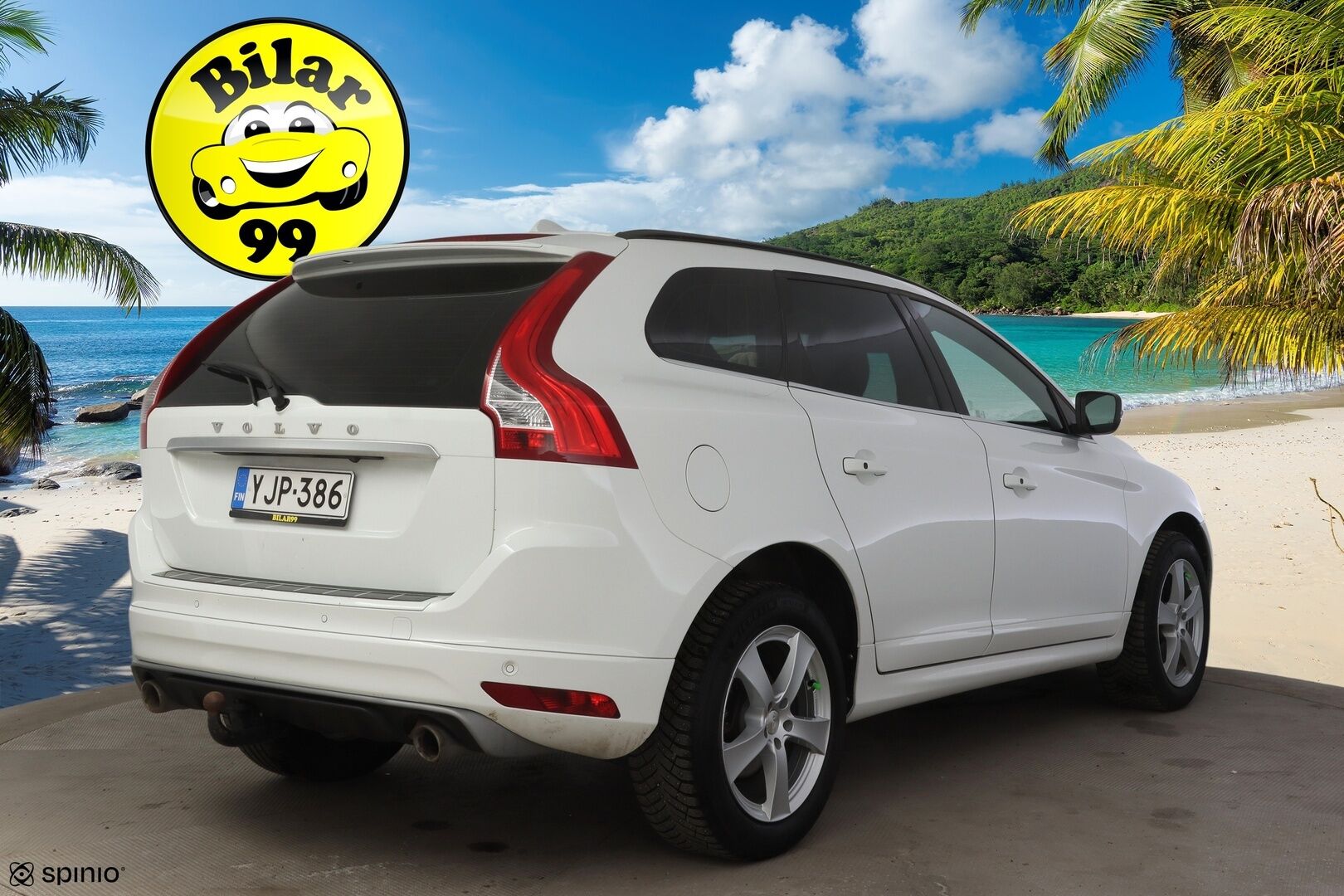 Volvo XC60 2017 D4 AWD Business Classic R-Design aut * Xenon / Webasto / Koukku / Lämm. tuulilasi / Peruutuskamera * - Jakopää tehty 2/26 / Suomi-auto / Facelift / Ratinlämmitin / Ylläpitolaturi / 2x renkaat vanteilla