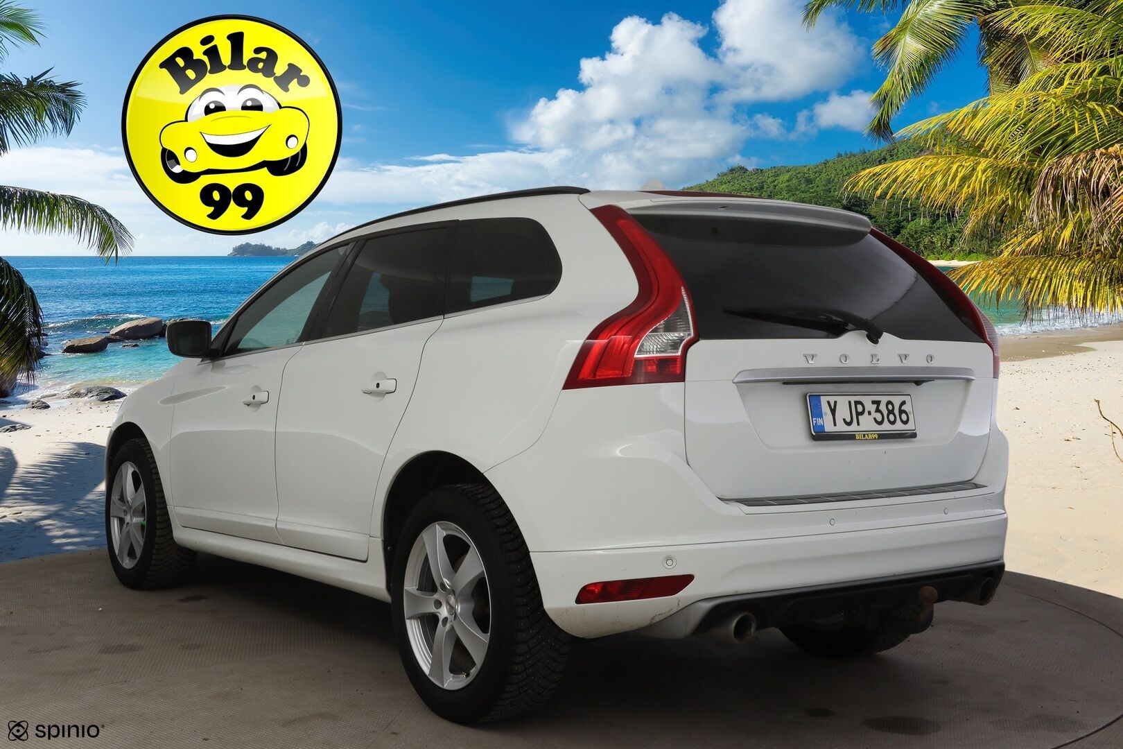 Volvo XC60 2017 D4 AWD Business Classic R-Design aut * Suomiauto / Webasto / Koukku / Lämm. tuulilasi / Peruutuskamera * - Facelift / Ratinlämmitin / Ylläpitolaturi / 2x renkaat vanteilla