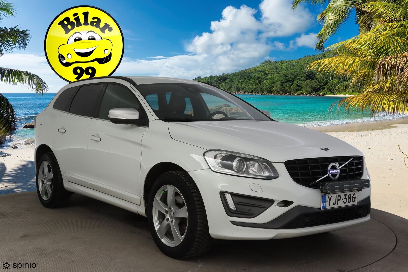 Volvo XC60 2017 D4 AWD Business Classic R-Design aut * Suomiauto / Webasto / Koukku / Lämm. tuulilasi / Peruutuskamera * - Facelift / Ratinlämmitin / Ylläpitolaturi / 2x renkaat vanteilla