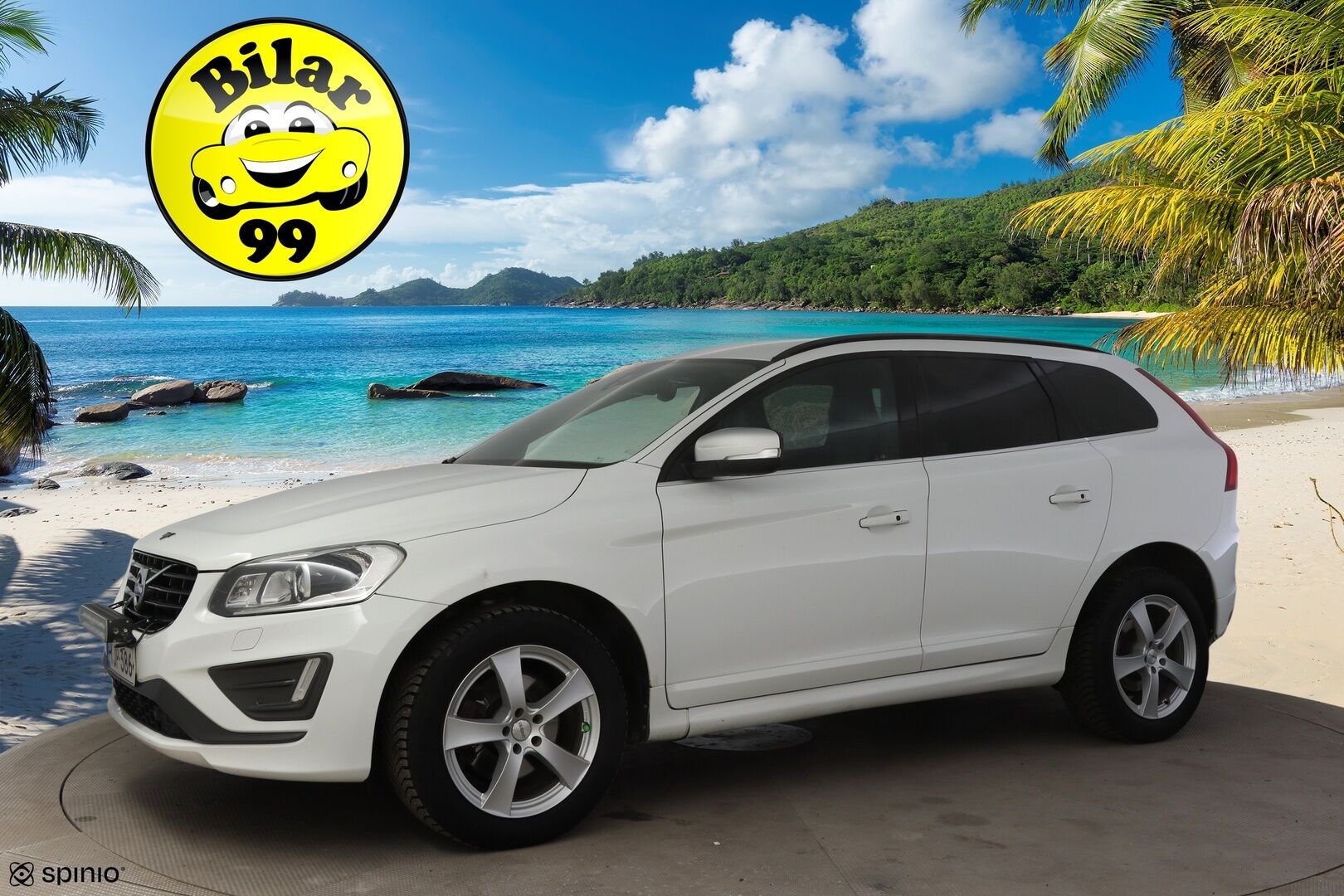 Volvo XC60 2017 D4 AWD Business Classic R-Design aut * Suomiauto / Webasto / Koukku / Lämm. tuulilasi / Peruutuskamera * - Facelift / Ratinlämmitin / Ylläpitolaturi / 2x renkaat vanteilla