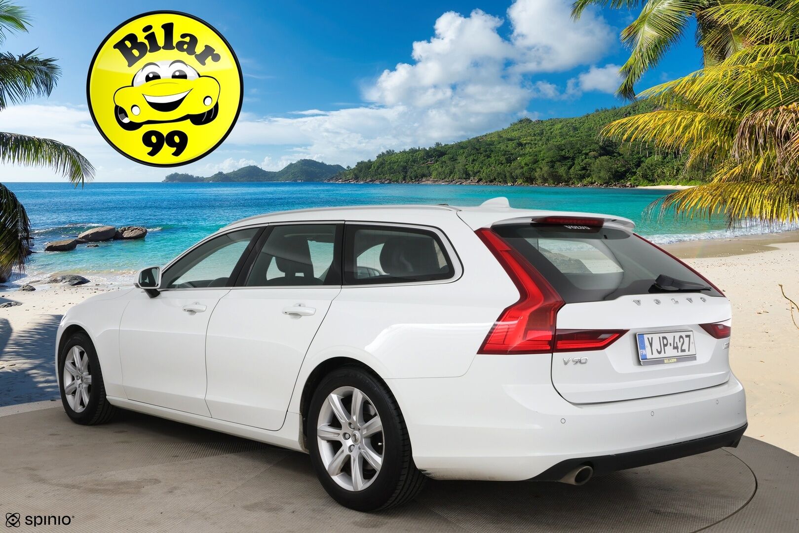 Volvo V90 2017 D3 AWD Momentum aut - ACC | Pilot Assist | Webasto | Koukku | LED | Ei AdBlue! | Nahkasisusta     | Jakopää 01/25 | Hyvä huoltohistoria & 2x vanteet! 