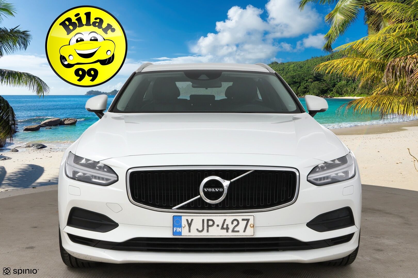 Volvo V90 2017 D3 AWD Momentum aut - ACC | Pilot Assist | Webasto | Koukku | LED | Ei AdBlue! | Nahkasisusta     | Jakopää 01/25 | Hyvä huoltohistoria & 2x vanteet! 