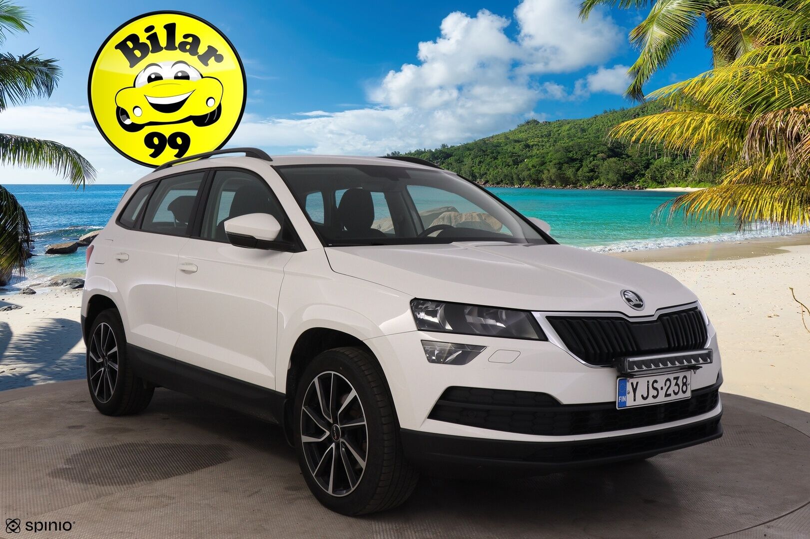 Skoda Karoq 2018 2,0 TDI 150 4x4 Ambition DSG **Webasto / S.Koukku / Lämmitettävä tuulilasi / Smartlink** - Näppärä nelikko kattavalla huoltohistorialla!