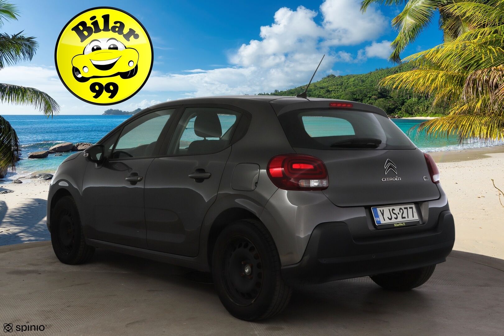 Citroen C3 2018 PureTech 82 Feel - Suomi-auto / Hihna vaihdettu 1/24 / Lane Assist / P-tutka