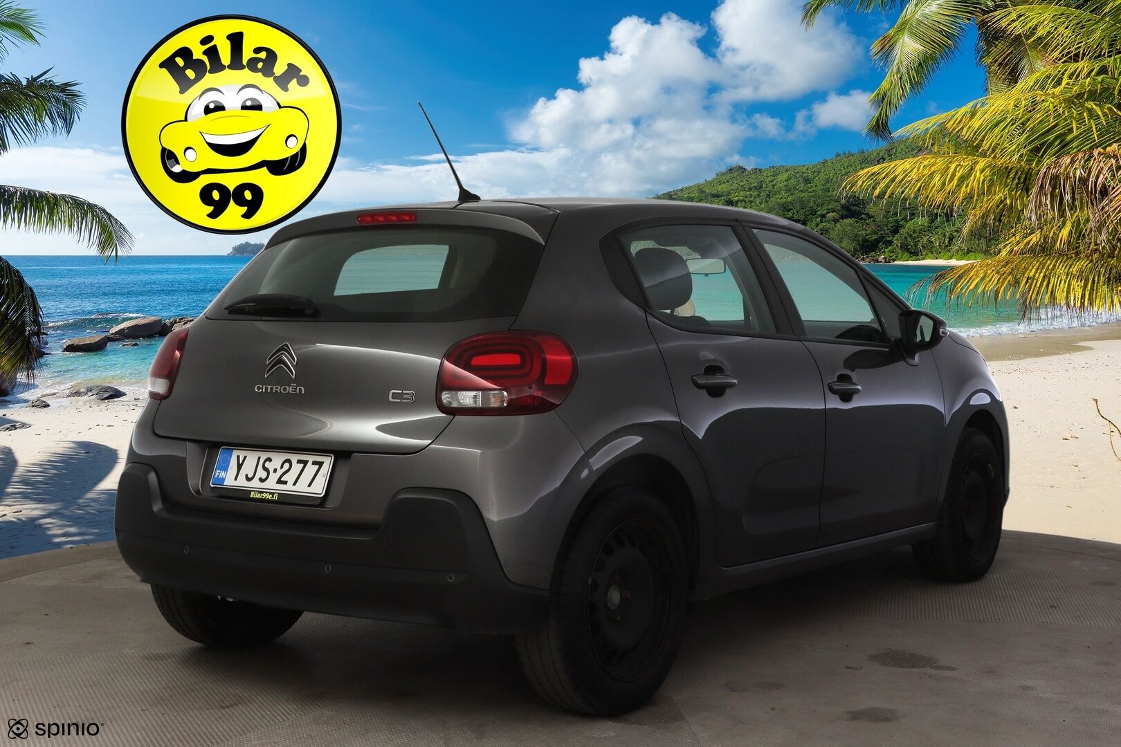 Citroen C3 2018 PureTech 82 Feel - Suomi-auto / Hihna vaihdettu 1/24 / Lane Assist / P-tutka