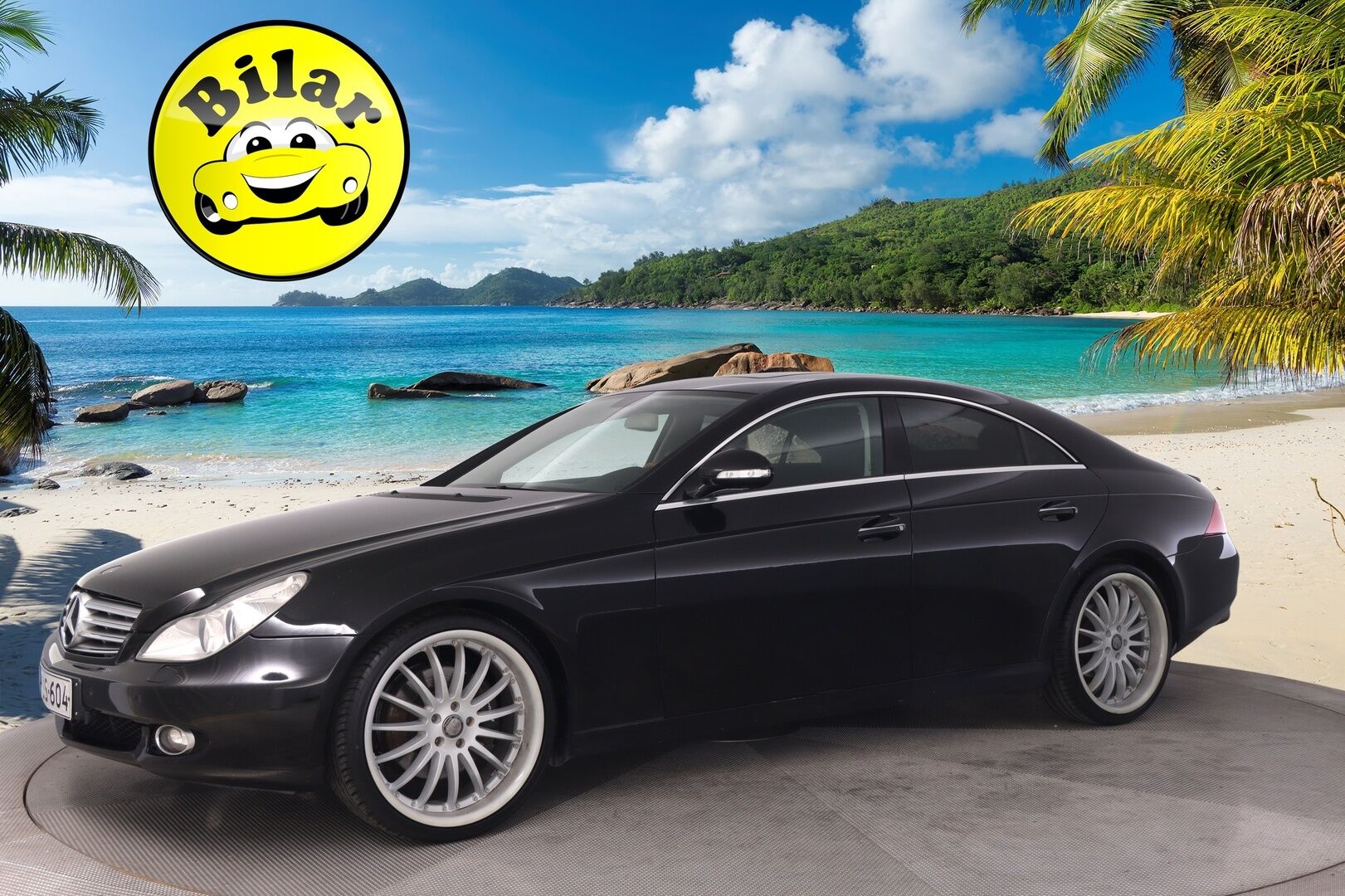 Mercedes-Benz CLS 2005 5,0 CLS 500 - V8 | Kattoikkuna | Ilmastoidut muistinahat | Vakkari | Erikoisvanteet | 2x renkaat aluvanteilla