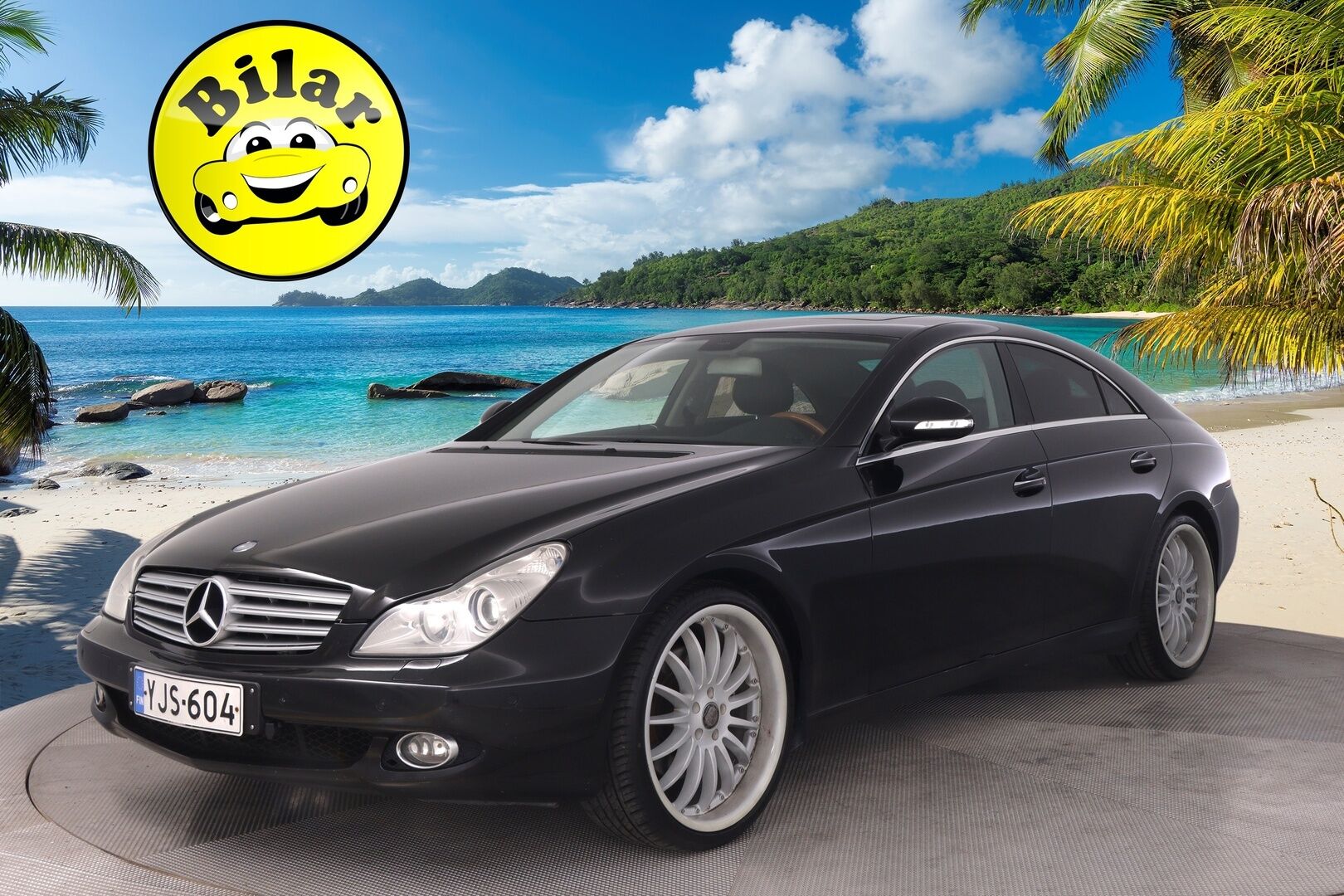 Mercedes-Benz CLS 2005 5,0 CLS 500 - V8 | Kattoikkuna | Ilmastoidut muistinahat | Vakkari | Erikoisvanteet | 2x renkaat aluvanteilla