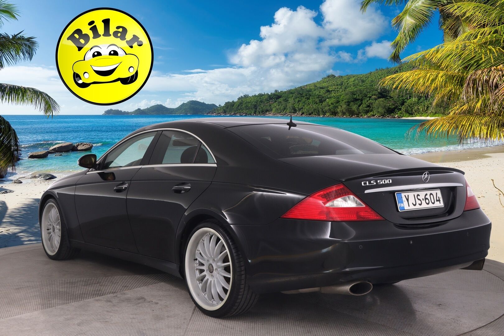 Mercedes-Benz CLS 2005 5,0 CLS 500 - V8 | Kattoikkuna | Ilmastoidut muistinahat | Vakkari | Erikoisvanteet | 2x renkaat aluvanteilla