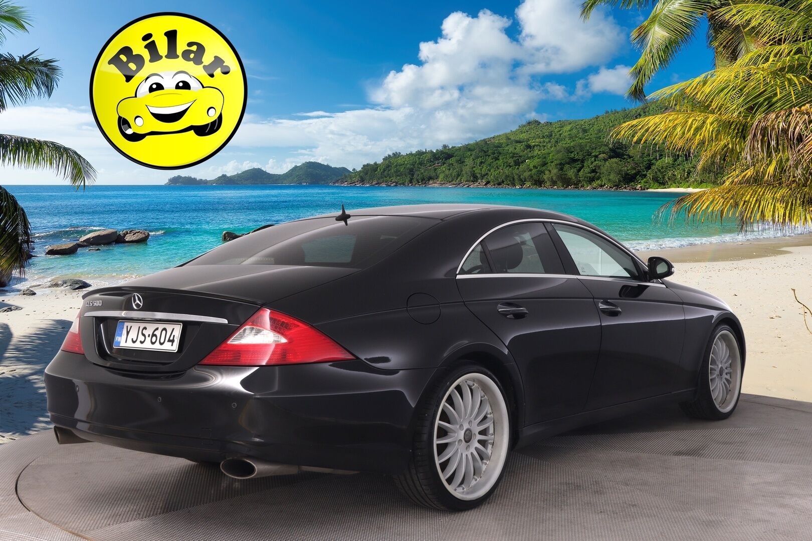 Mercedes-Benz CLS 2005 5,0 CLS 500 - V8 | Kattoikkuna | Ilmastoidut muistinahat | Vakkari | Erikoisvanteet | 2x renkaat aluvanteilla