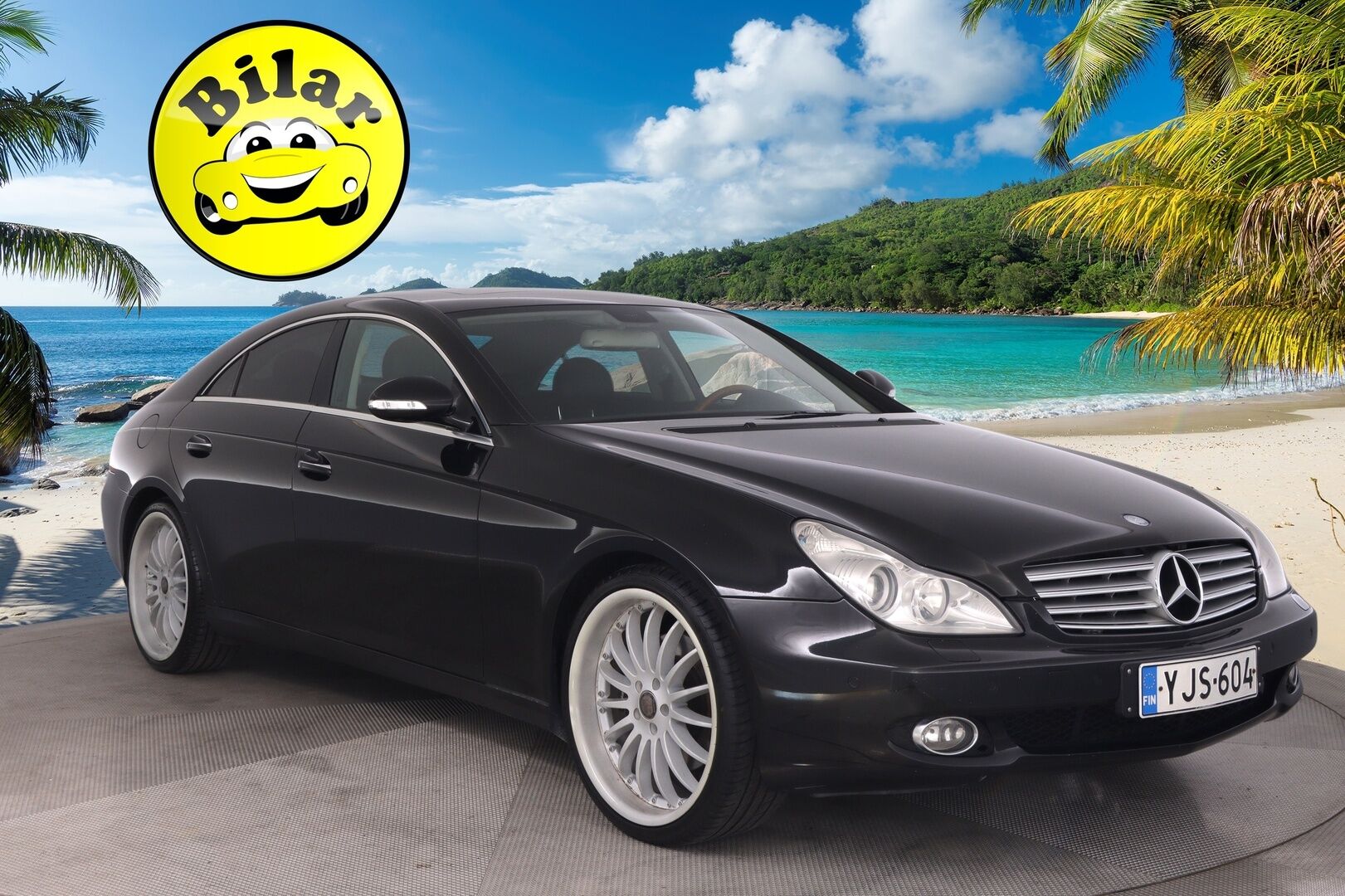 Mercedes-Benz CLS 2005 5,0 CLS 500 - V8 | Kattoikkuna | Ilmastoidut muistinahat | Vakkari | Erikoisvanteet | 2x renkaat aluvanteilla