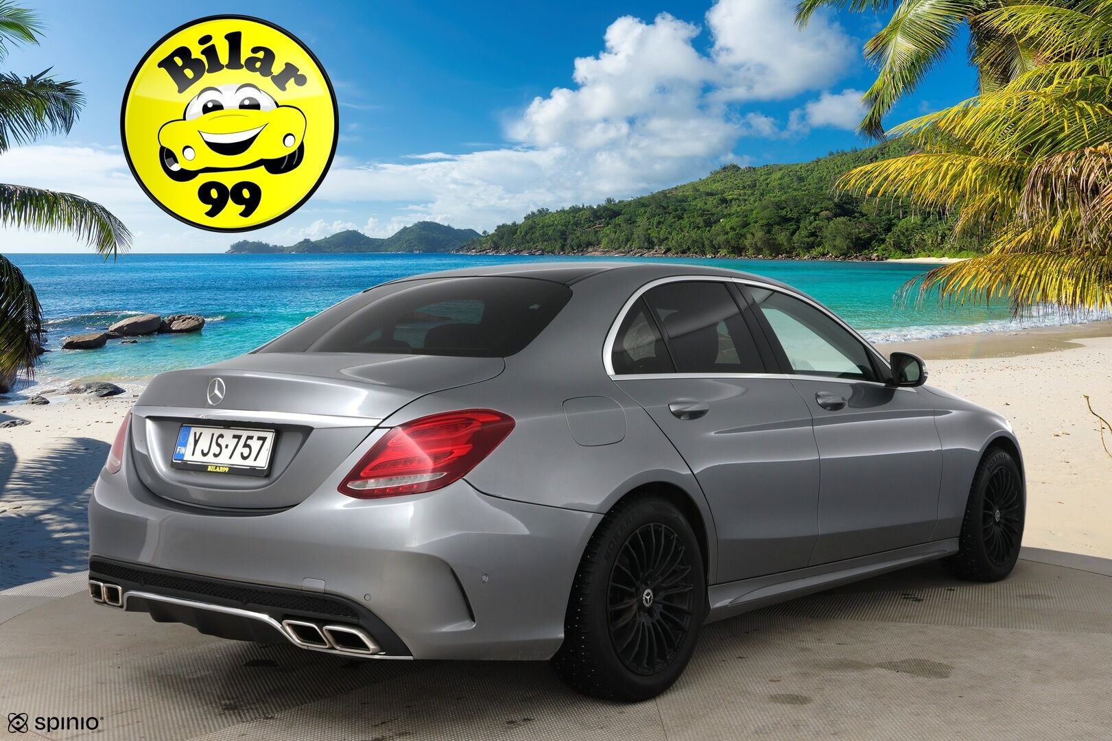 Mercedes-Benz C 2014 200 A Premium Business AMG  / Burmester / HUD / Panoraama / LED / Navi - 2x vanteet / Lohkolämmitin sisäpistokkeella