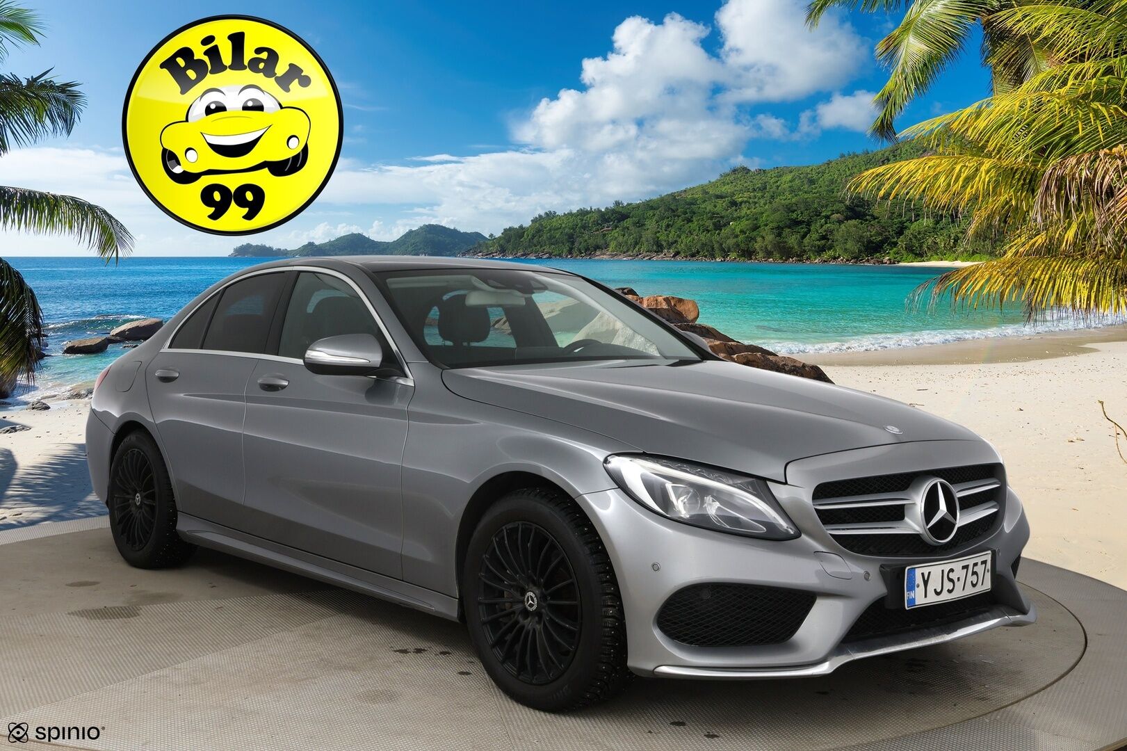 Mercedes-Benz C 2014 200 A Premium Business AMG  / Burmester / HUD / Panoraama / LED / Navi - 2x vanteet / Lohkolämmitin sisäpistokkeella