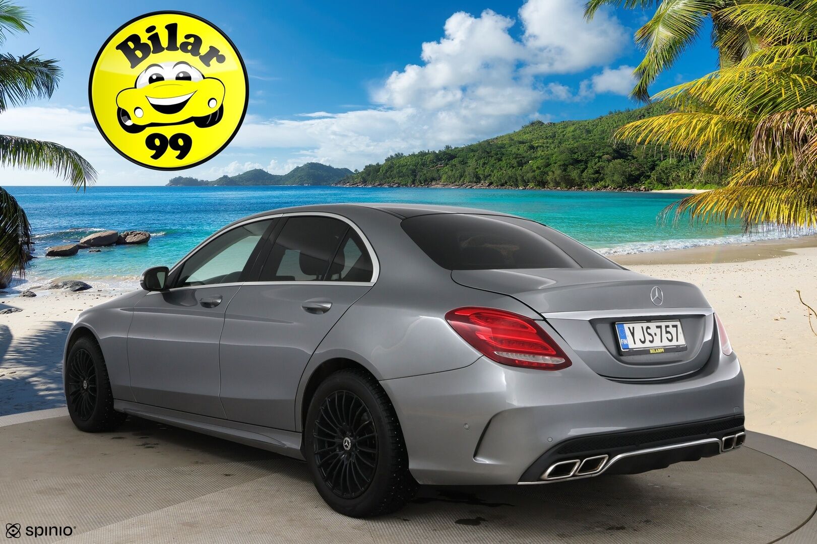 Mercedes-Benz C 2014 200 A Premium Business AMG  / Burmester / HUD / Panoraama / LED / Navi - 2x vanteet / Lohkolämmitin sisäpistokkeella