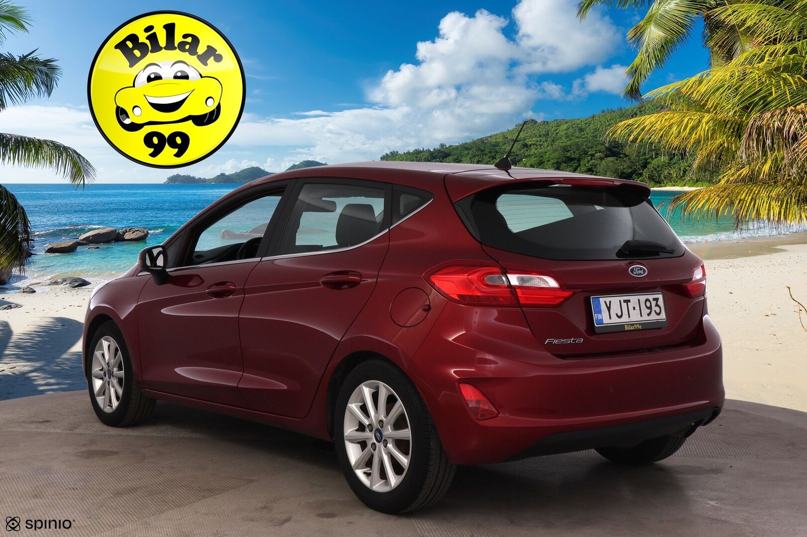 Ford Fiesta 2018 1,0 EcoBoost 100hv M6 Titanium 5-ovinen - Myydään Huutokaupat.com
