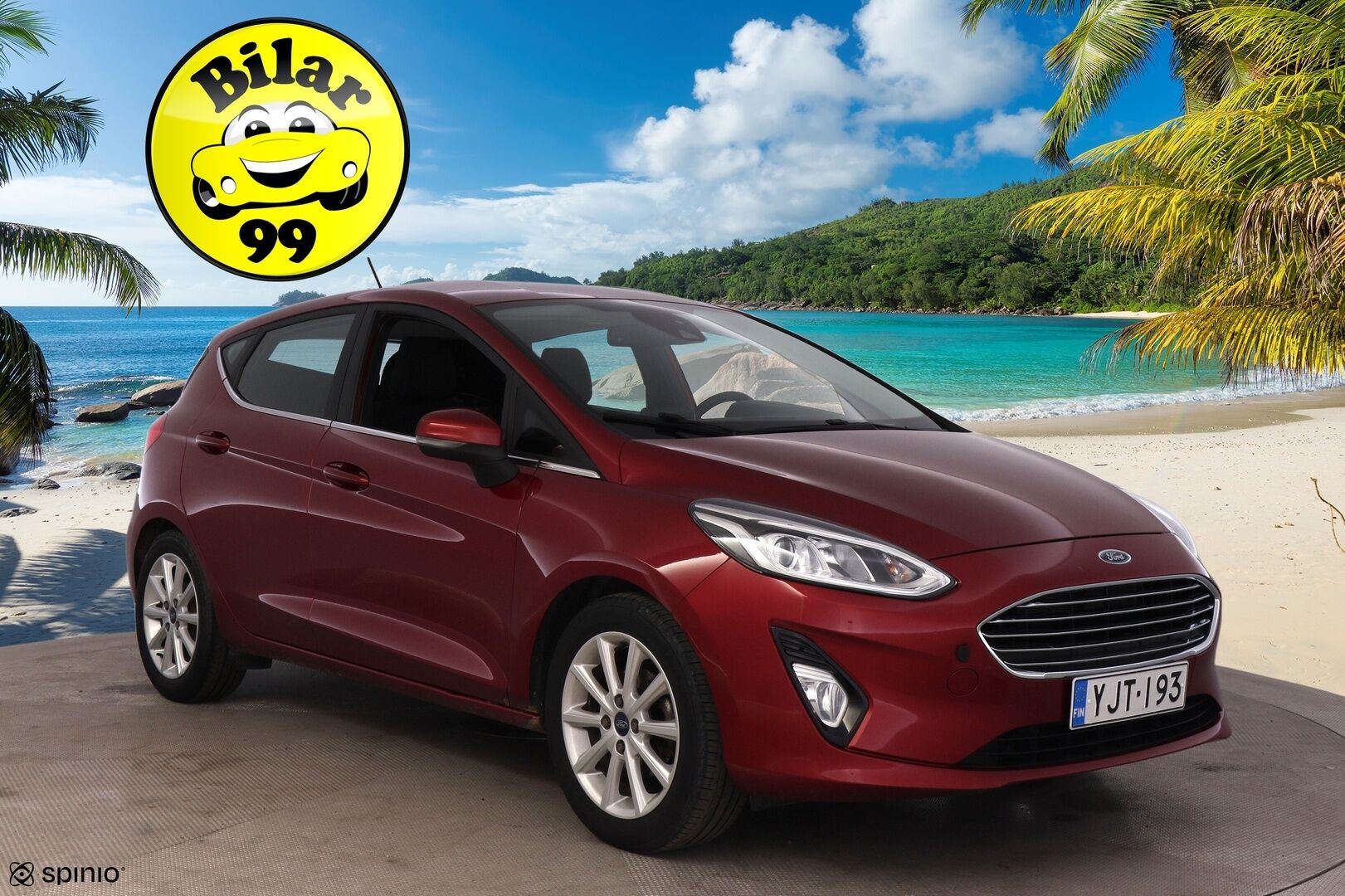 Ford Fiesta 2018 1,0 EcoBoost 100hv M6 Titanium 5-ovinen - Myydään Huutokaupat.com