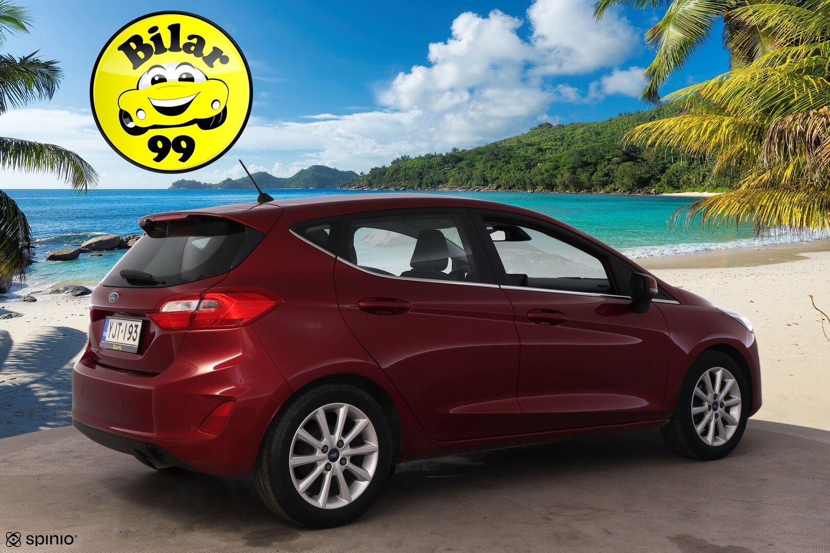 Ford Fiesta 2018 1,0 EcoBoost 100hv M6 Titanium 5-ovinen - Myydään Huutokaupat.com