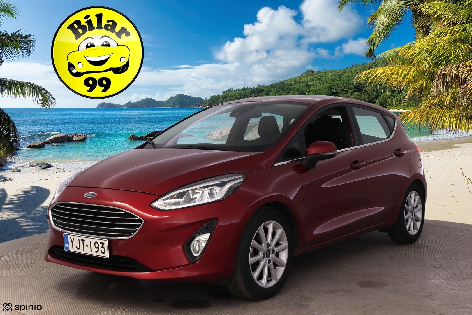 Ford Fiesta 2018 1,0 EcoBoost 100hv M6 Titanium 5-ovinen - Myydään Huutokaupat.com