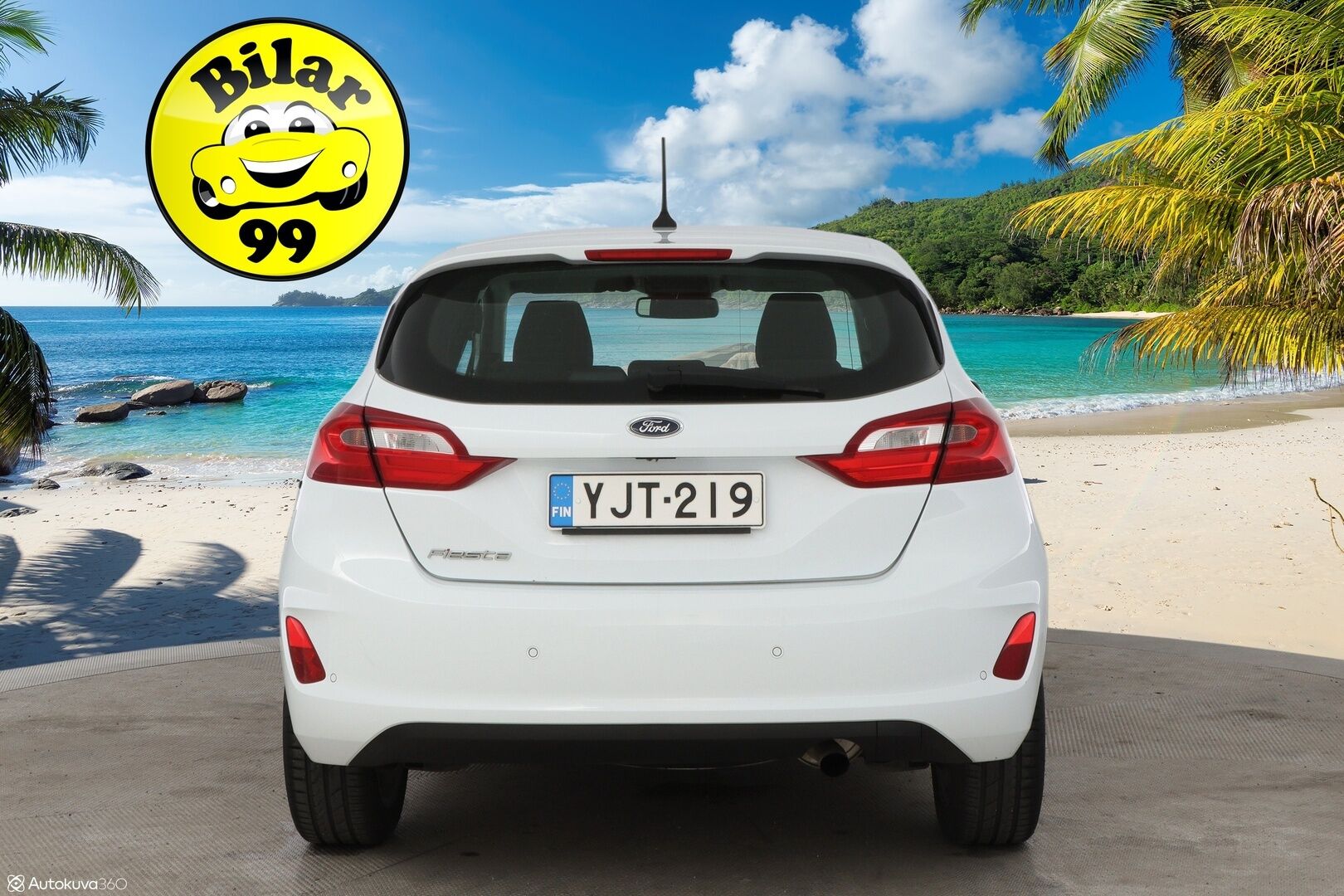 Ford Fiesta 2018 1,0 EcoBoost 100hv M6 Titanium 5-ovinen - MYYDÄÄN HUUTOKAUPAT.COM! /  1OM. Suomi-auto / Bang&Olufsen / Lämpölasi / Lohko / Navi / Ratinlämmitin / Hyvät renkaat!