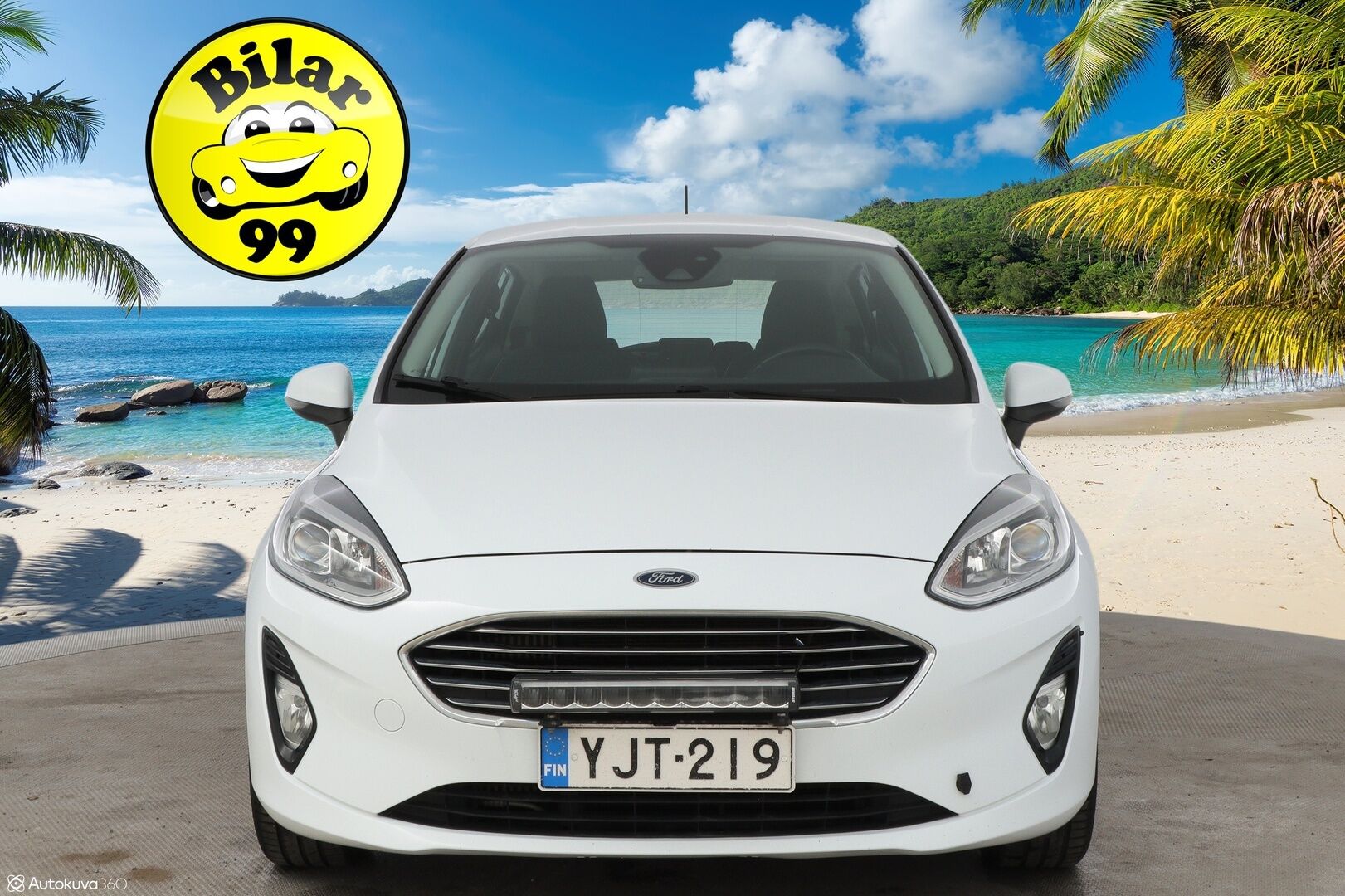 Ford Fiesta 2018 1,0 EcoBoost 100hv M6 Titanium 5-ovinen - MYYDÄÄN HUUTOKAUPAT.COM! /  1OM. Suomi-auto / Bang&Olufsen / Lämpölasi / Lohko / Navi / Ratinlämmitin / Hyvät renkaat!