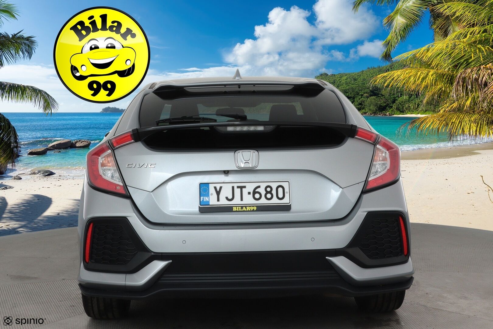 Honda Civic 2020 HB 129 hv Sport AT **Sisätilanlämmitin / Adapt.Vakkari / P.kamera / Kaistavahti / Navi** - Suomi-auto / Kahdet Renkaat / Merkkihuollettu!