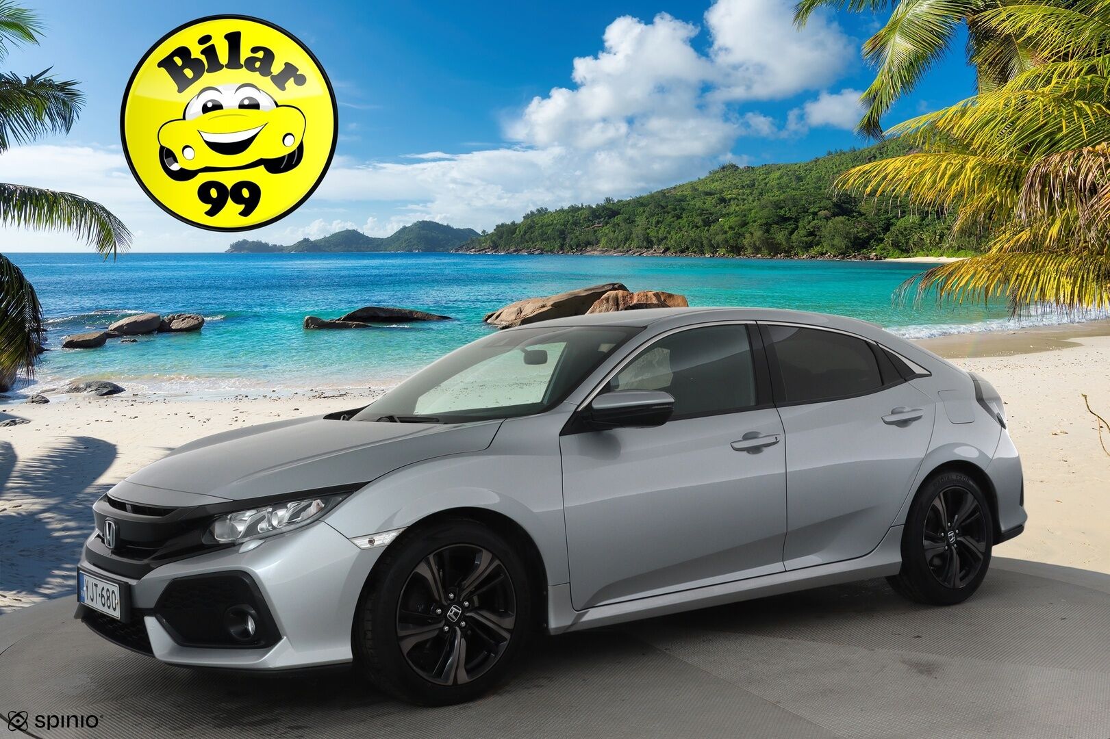 Honda Civic 2020 HB 129 hv Sport AT **Sisätilanlämmitin / Adapt.Vakkari / P.kamera / Kaistavahti / Navi** - Suomi-auto / Kahdet Renkaat / Merkkihuollettu!