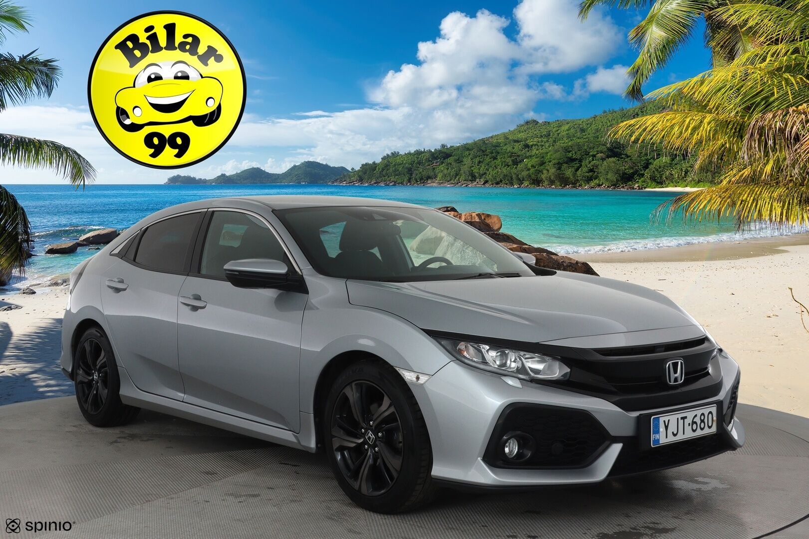 Honda Civic 2020 HB 129 hv Sport AT **Sisätilanlämmitin / Adapt.Vakkari / P.kamera / Kaistavahti / Navi** - Suomi-auto / Kahdet Renkaat / Merkkihuollettu!