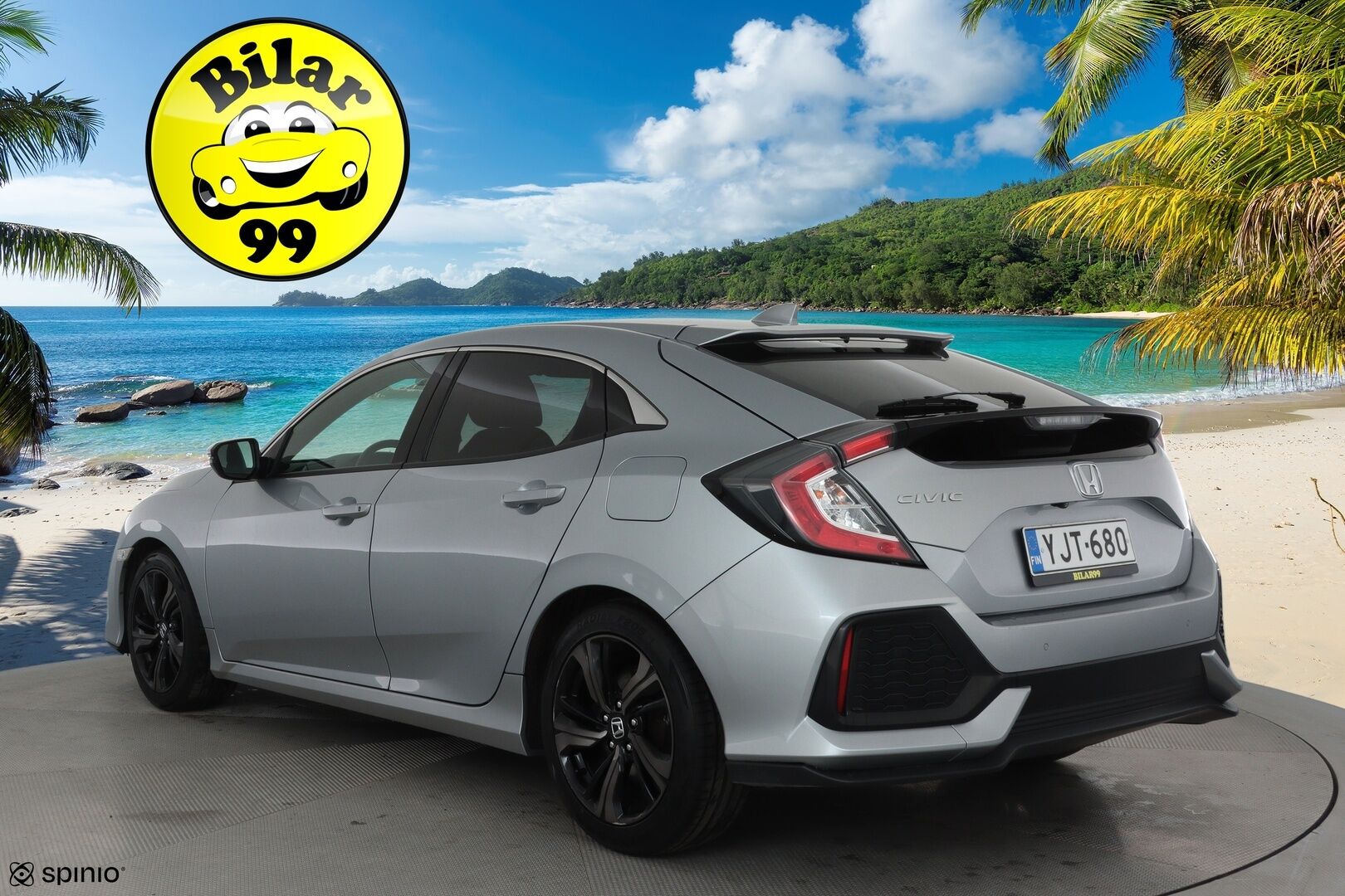 Honda Civic 2020 HB 129 hv Sport AT **Sisätilanlämmitin / Adapt.Vakkari / P.kamera / Kaistavahti / Navi** - Suomi-auto / Kahdet Renkaat / Merkkihuollettu!