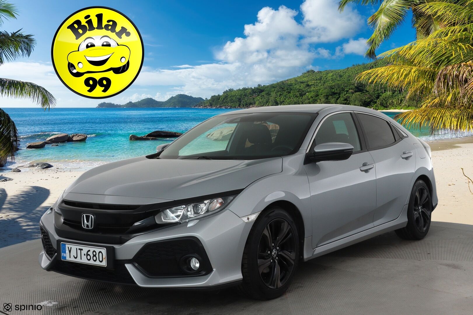 Honda Civic 2020 HB 129 hv Sport AT **Sisätilanlämmitin / Adapt.Vakkari / P.kamera / Kaistavahti / Navi** - Suomi-auto / Kahdet Renkaat / Merkkihuollettu!