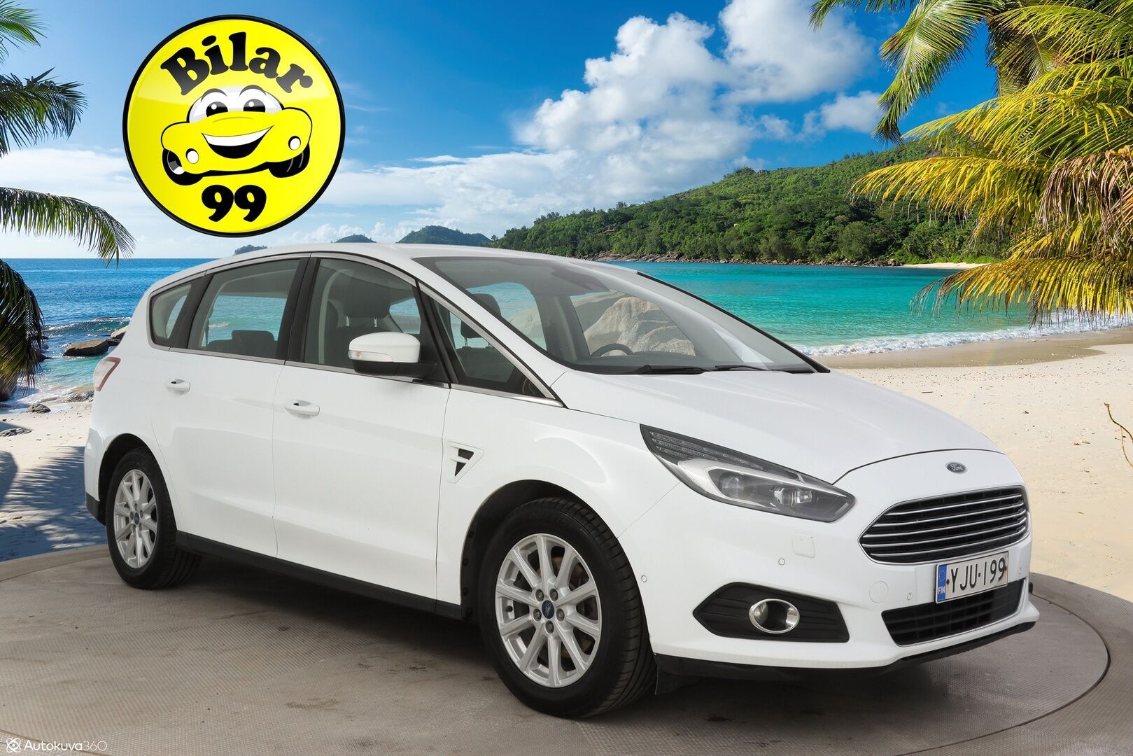Ford S-Max 2018 2,0 TDCi 150hv PowerShift A6 Titanium 5D * Adap.Vakkari / Blis / Kaistavahti / Peruutuskamera / Navi / Webasto / Nahat muistilla * - * 7 P. / Siisti Hyvin Huollettu / Juuri Vaihdettu Jakohihna /  Vaihteisto Korjattu *