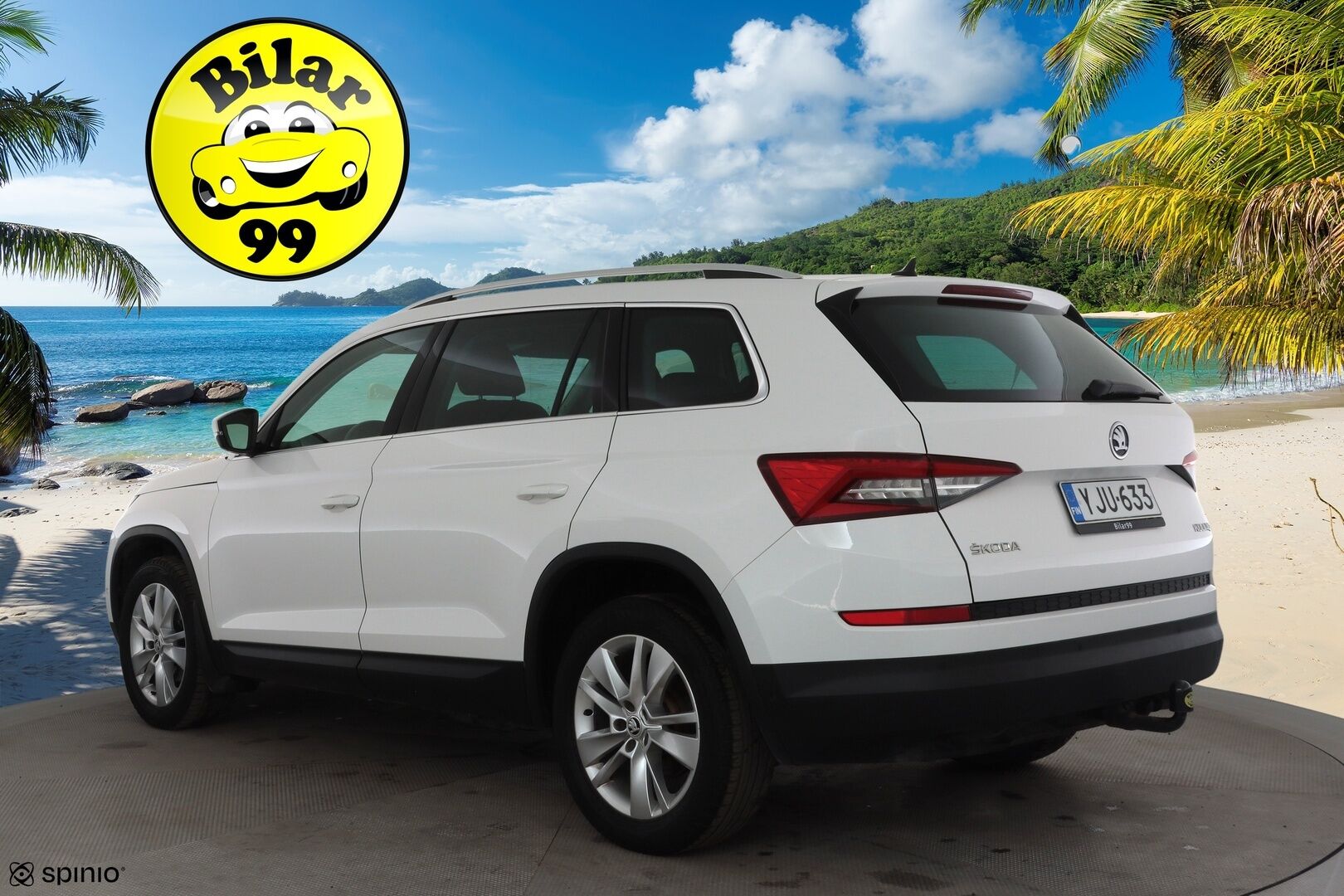 Skoda Kodiaq 2017 2,0 TDI 150 Style DSG * ACC / Canton / P.Tutkat / LED / 7-paikkainen / Nahka-alcantra / Apple&Android * - Suomi-auto / Kahdet renkaat