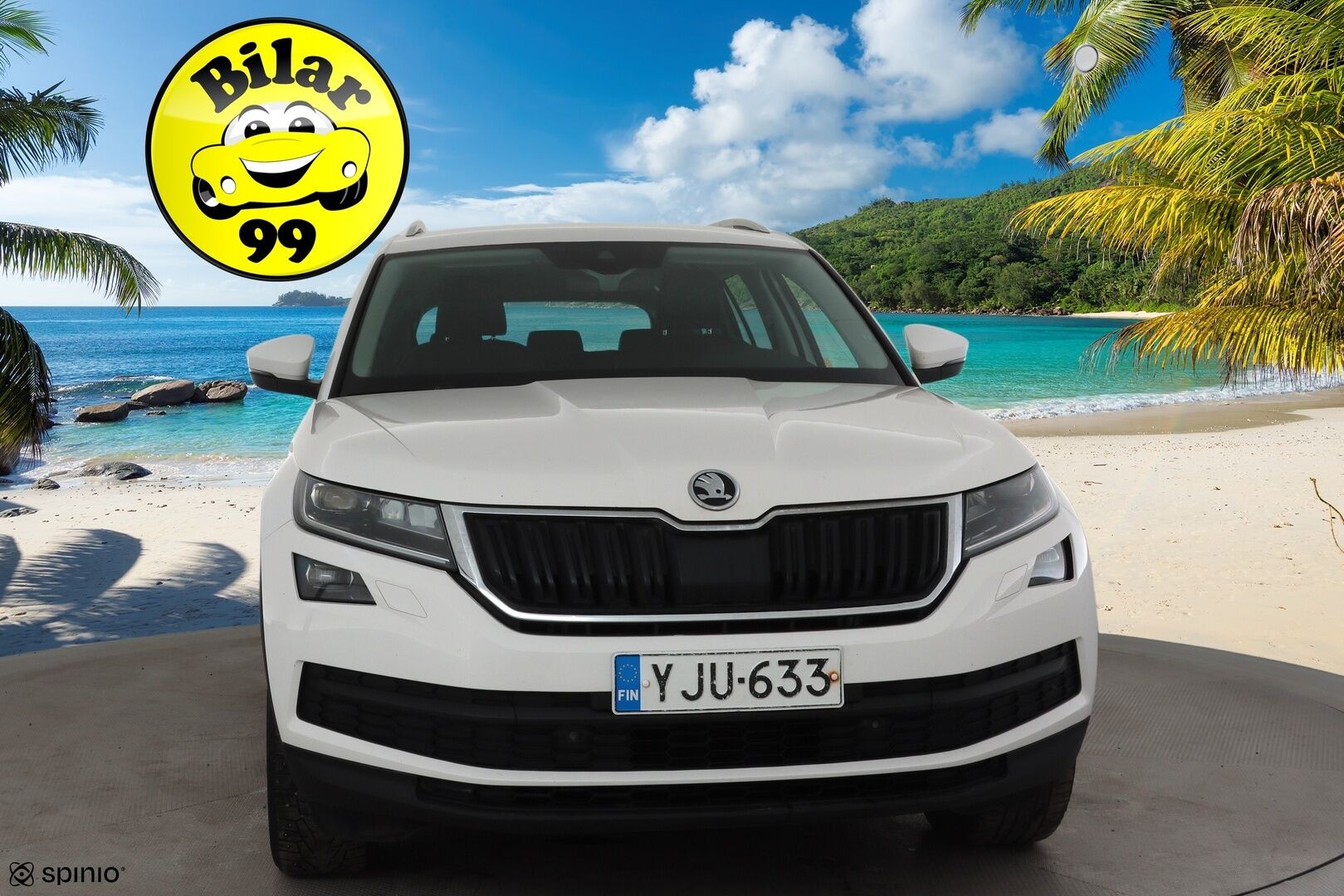 Skoda Kodiaq 2017 2,0 TDI 150 Style DSG * ACC / Canton / P.Tutkat / LED / 7-paikkainen / Nahka-alcantra / Apple&Android * - Suomi-auto / Kahdet renkaat